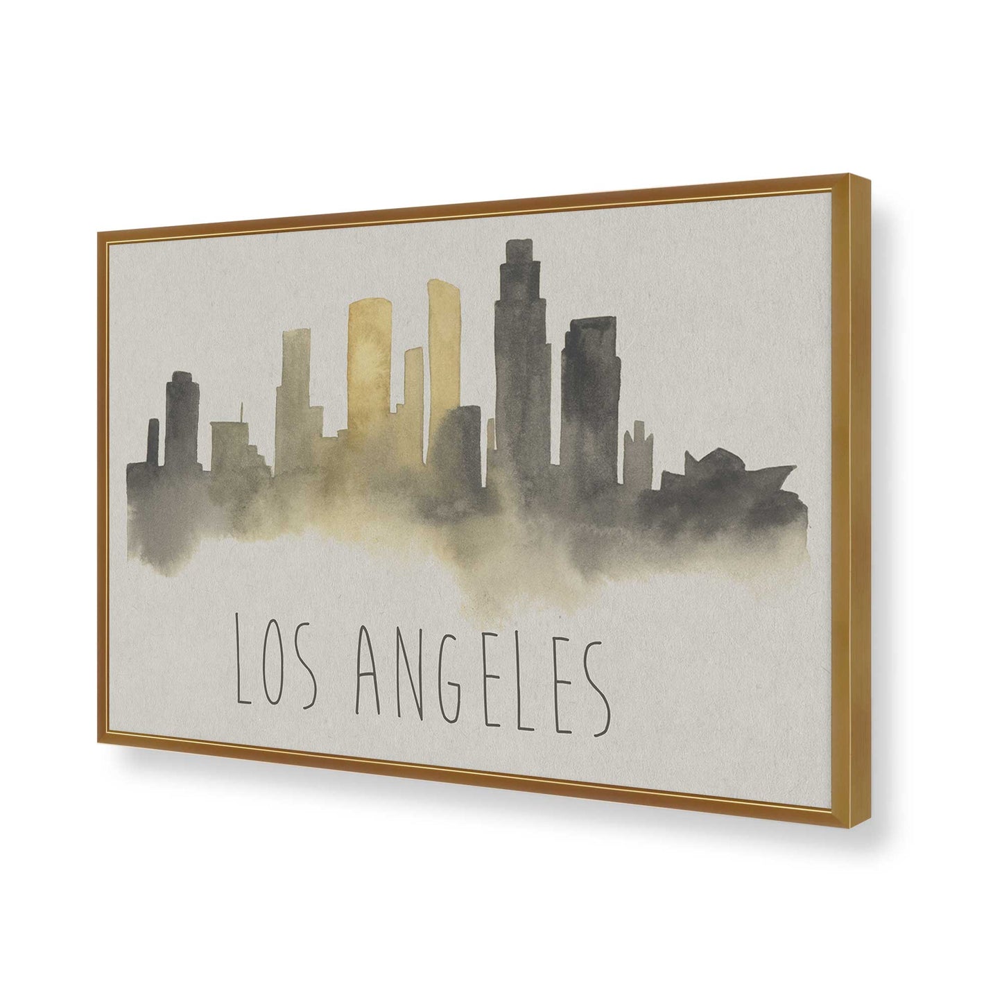 [Color:Polished Gold], Picture of art in a Polished Gold frame of the corner