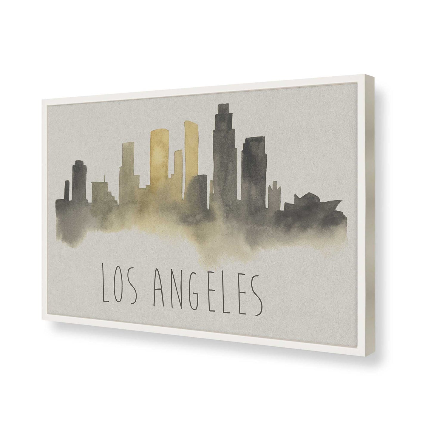 [Color:Opaque White], Picture of art in a Opaque White frame of the corner