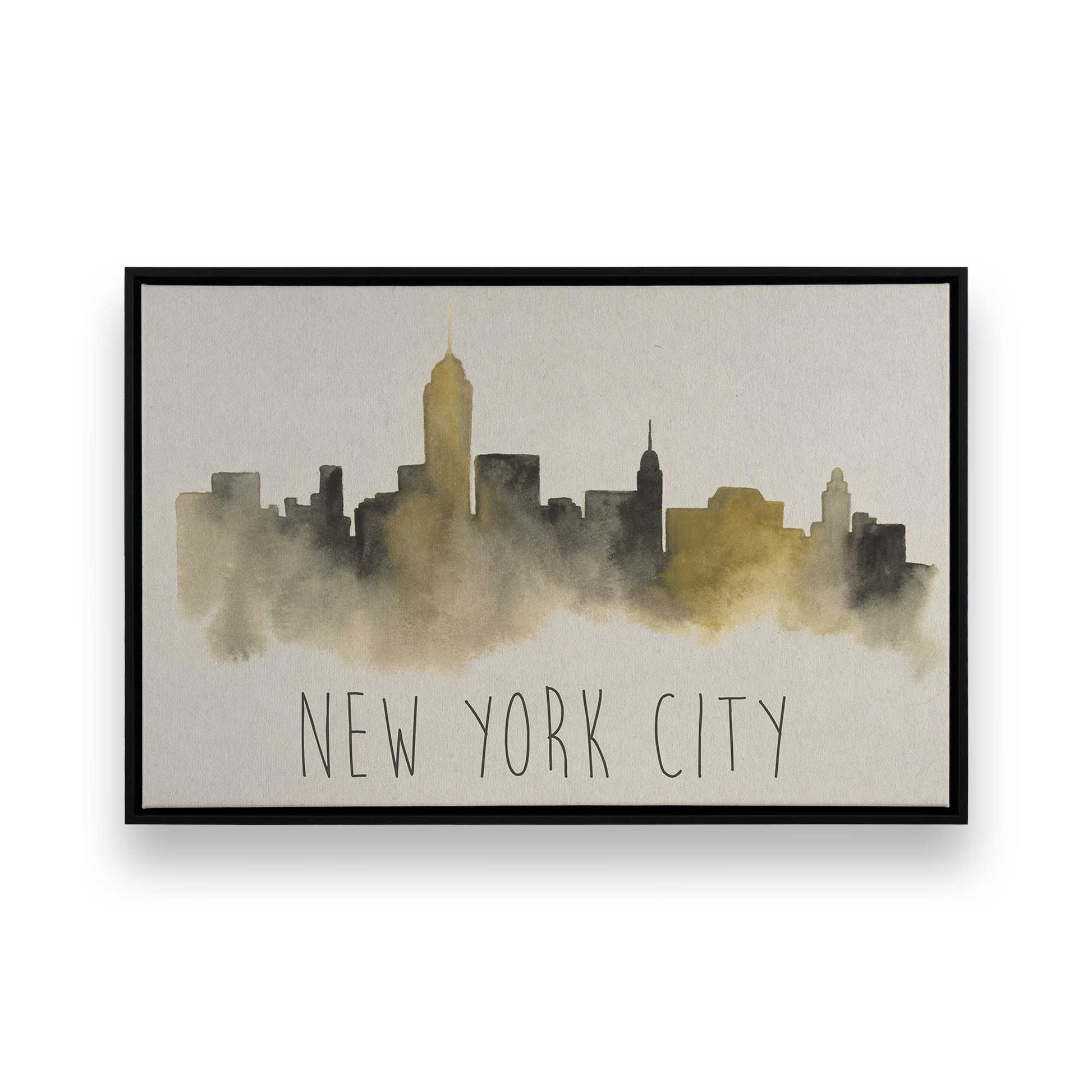 [Color:Satin Black], Picture of art in a Satin Black frame