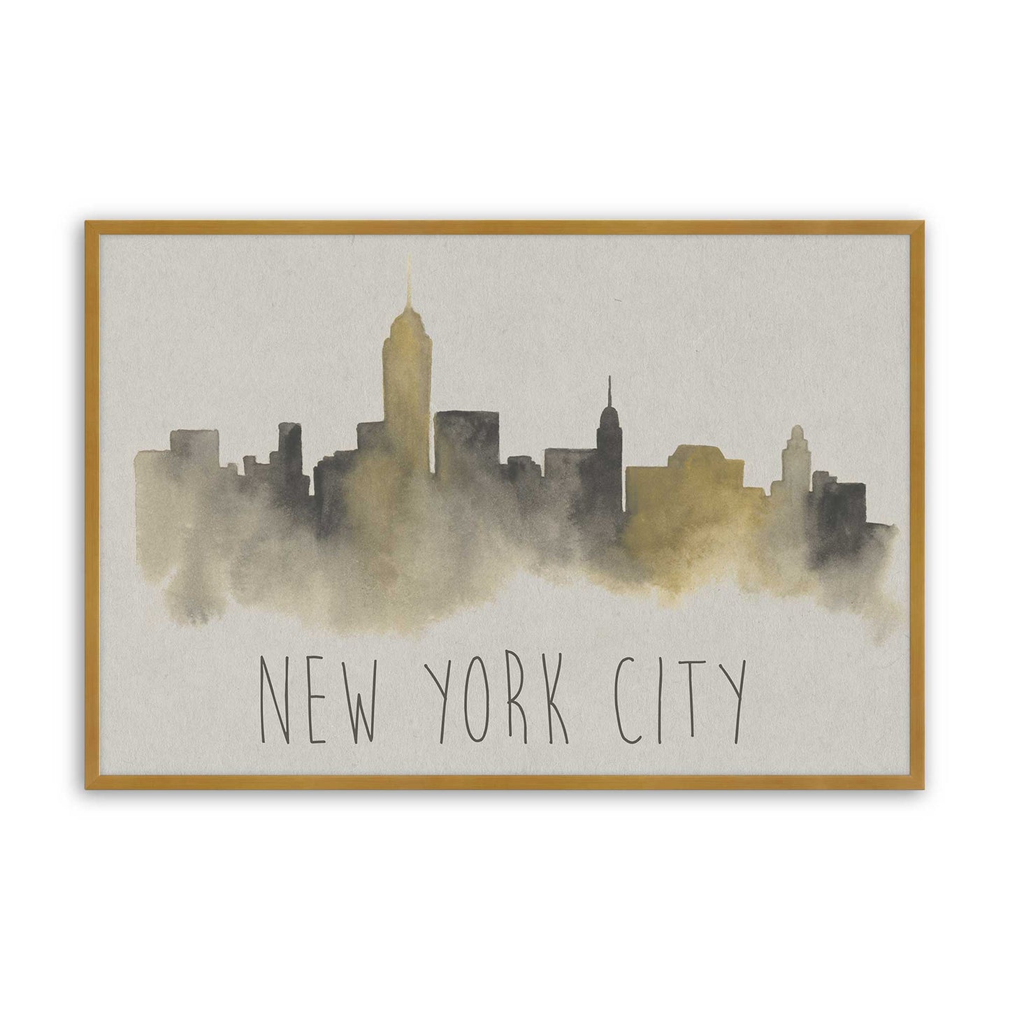 [Color:Polished Gold], Picture of art in a Polished Gold frame