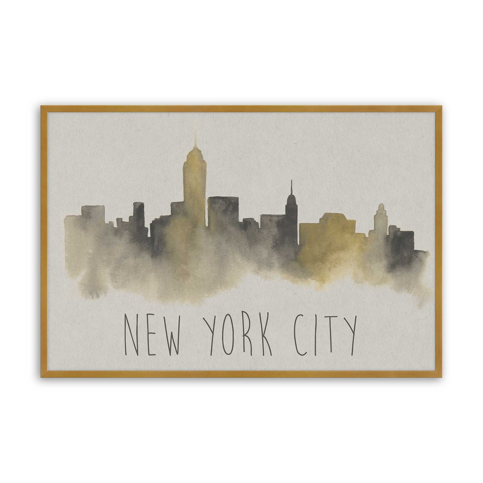 [Color:Polished Gold], Picture of art in a Polished Gold frame