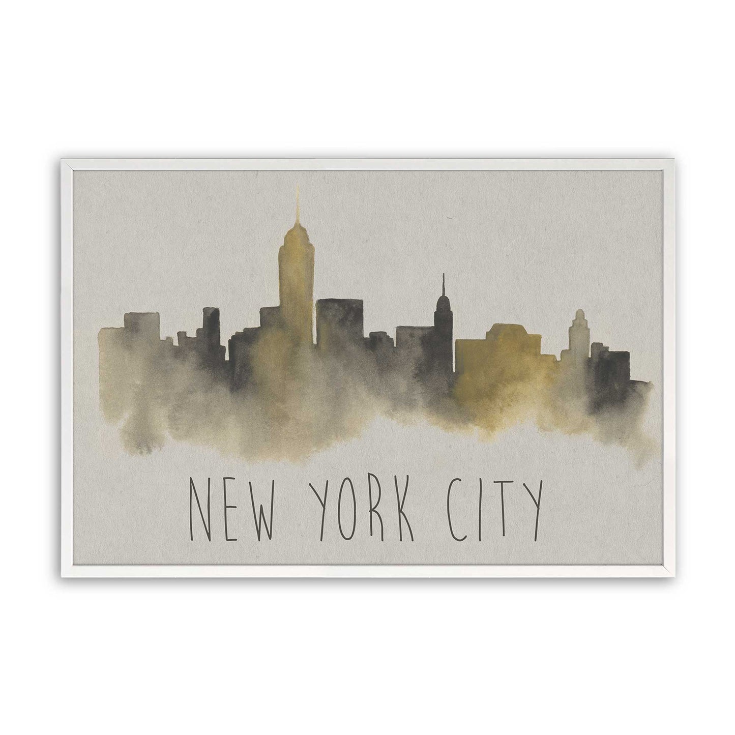 [Color:Opaque White], Picture of art in a Opaque White frame