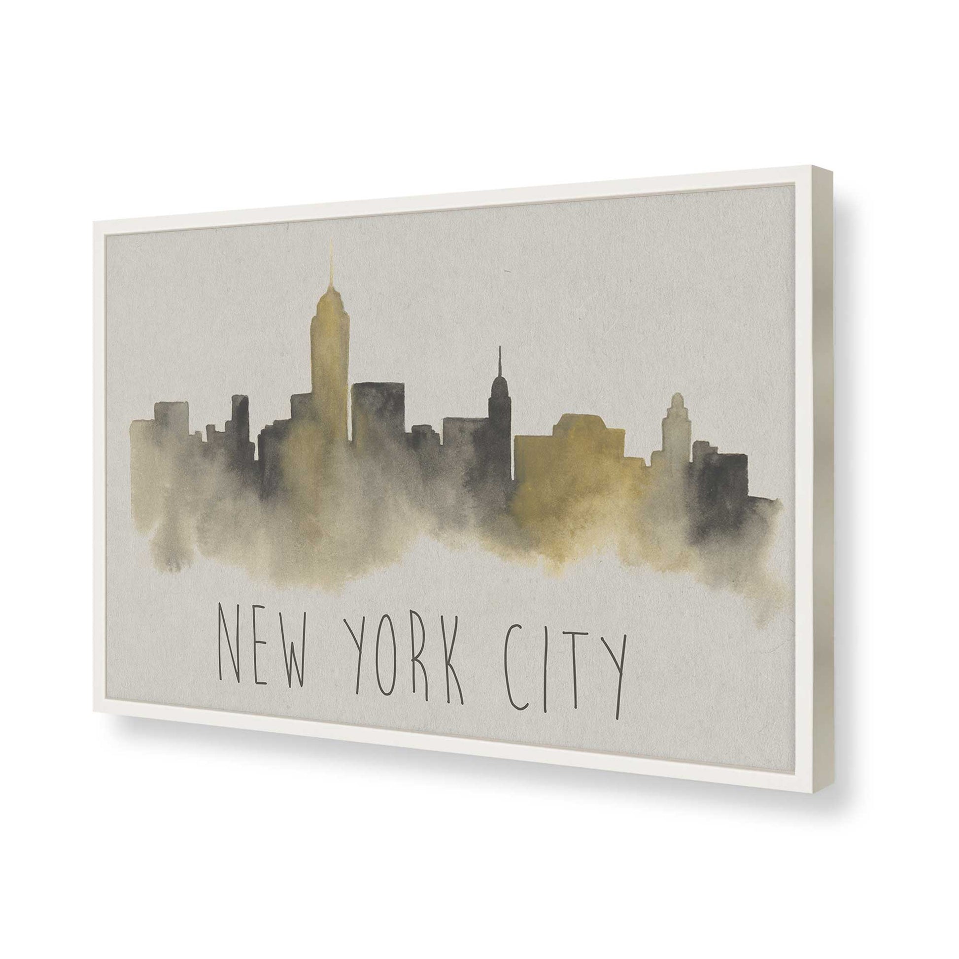 [Color:Opaque White], Picture of art in a Opaque White frame of the corner