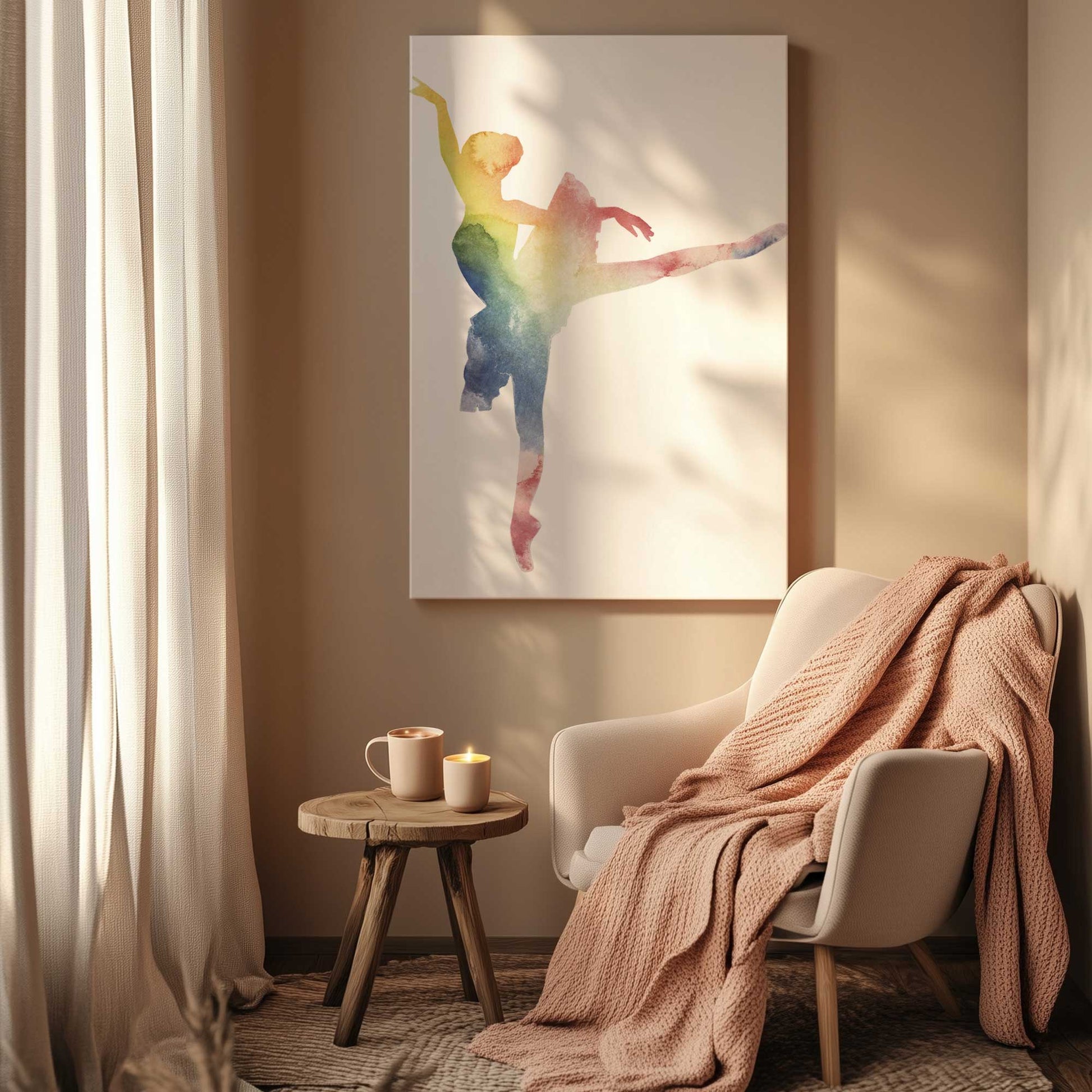 Picture of art in a room