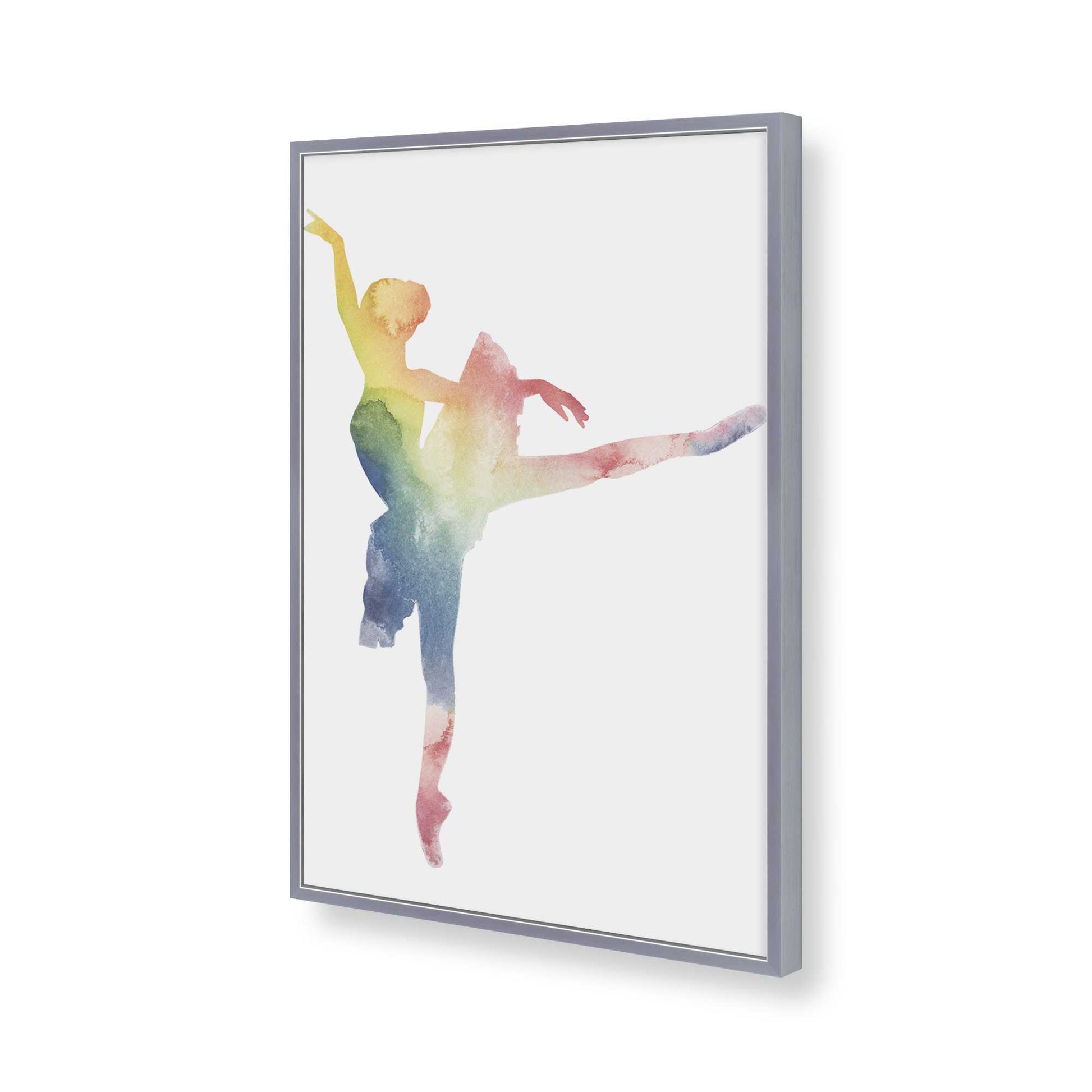 [Color:Polished Chrome], Picture of art in a Polished Chrome frame of the corner