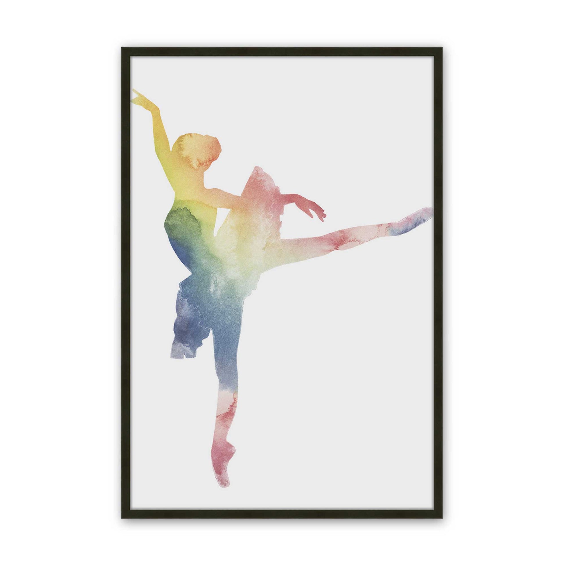 [Color:Satin Black], Picture of art in a Satin Black frame