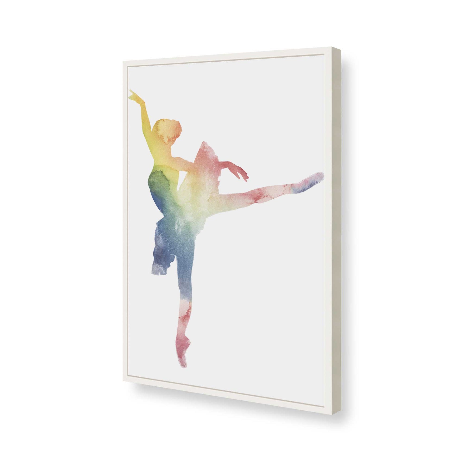 [Color:Opaque White], Picture of art in a Opaque White frame of the corner