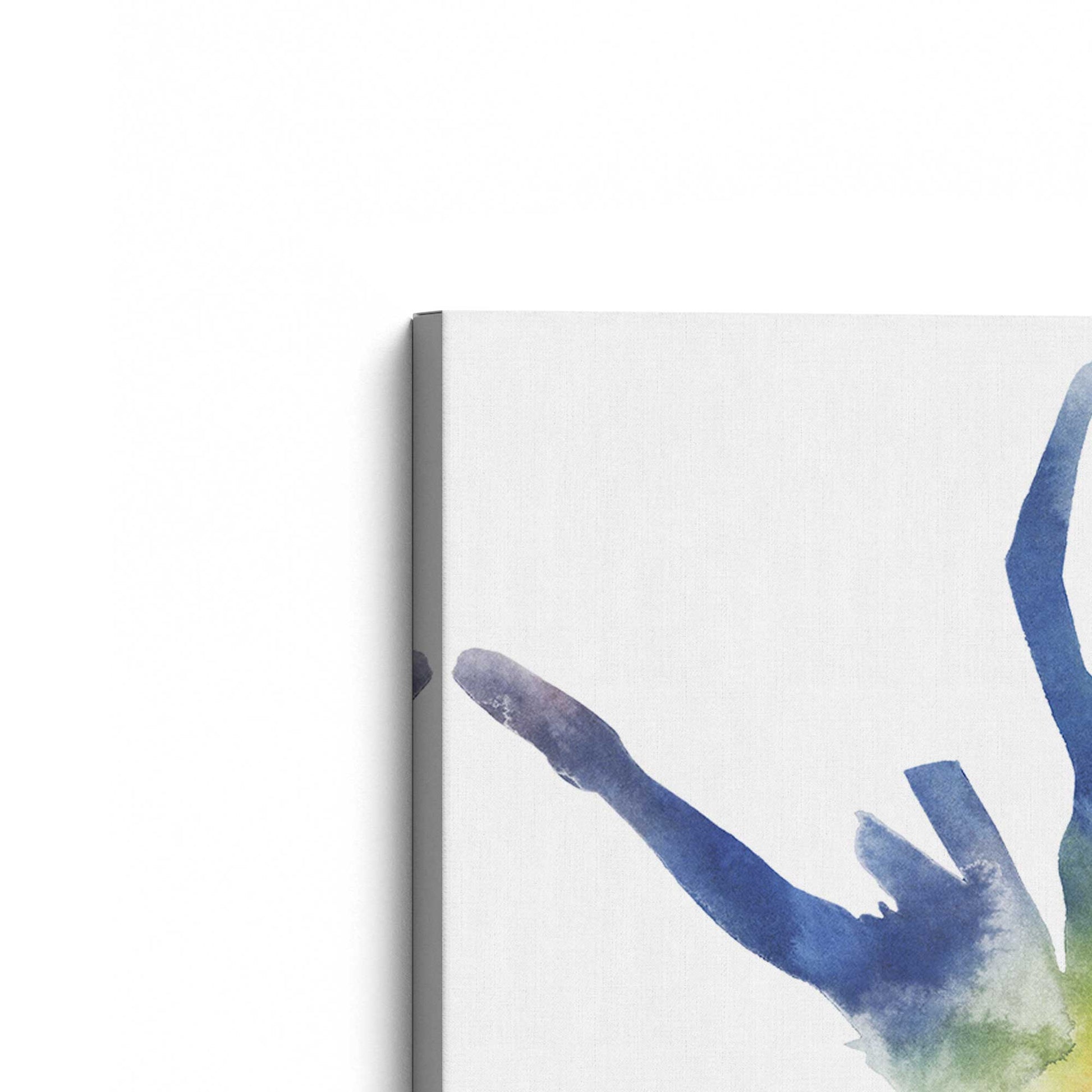 [Color:Stretched Canvas], Picture of the corner of the art