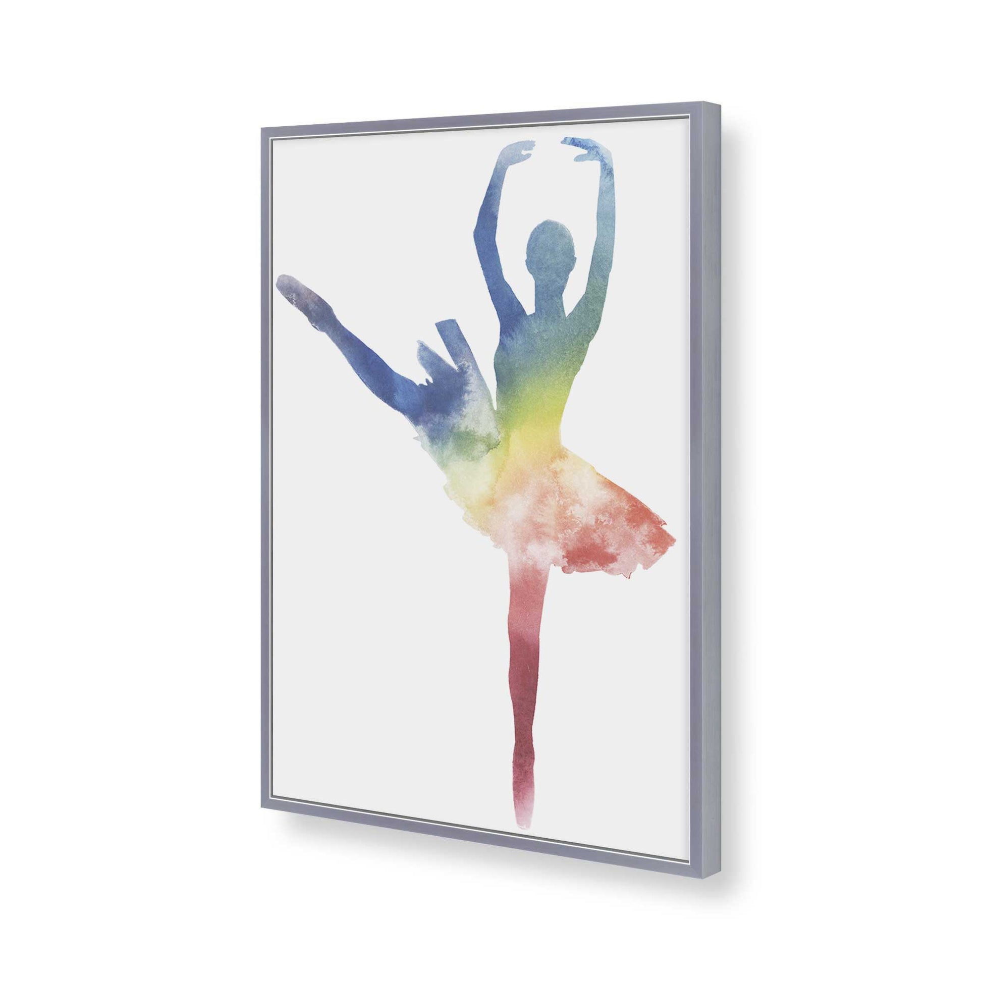 [Color:Polished Chrome], Picture of art in a Polished Chrome frame of the corner