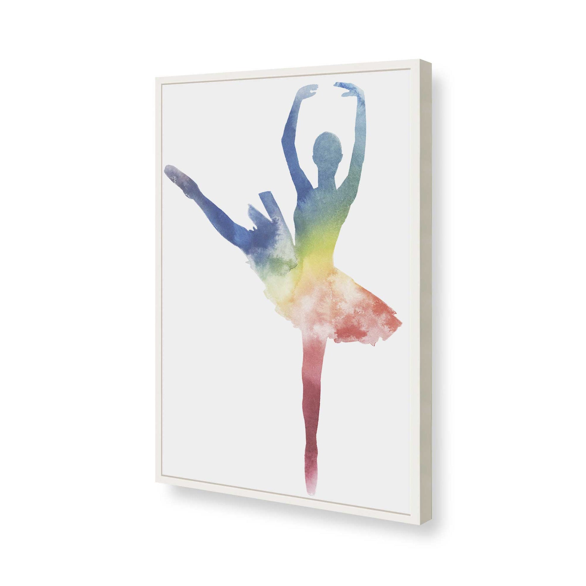 [Color:Opaque White], Picture of art in a Opaque White frame of the corner