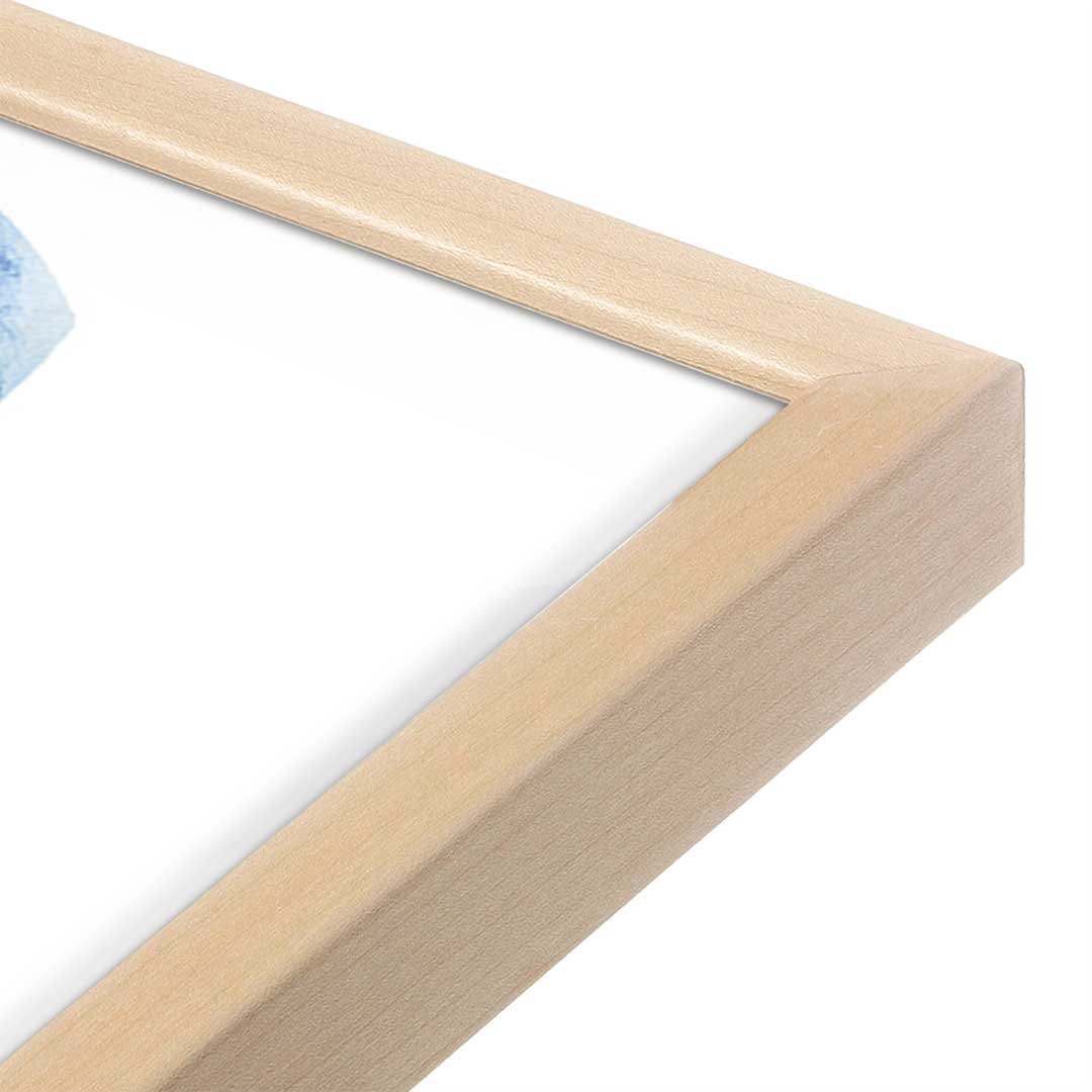 [Color:Raw Maple], Picture of art in a Raw Maple frame at an angle