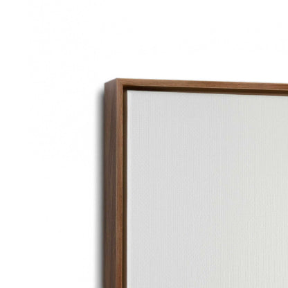 [Color:Walnut], Picture of art in a Walnut frame at an angle