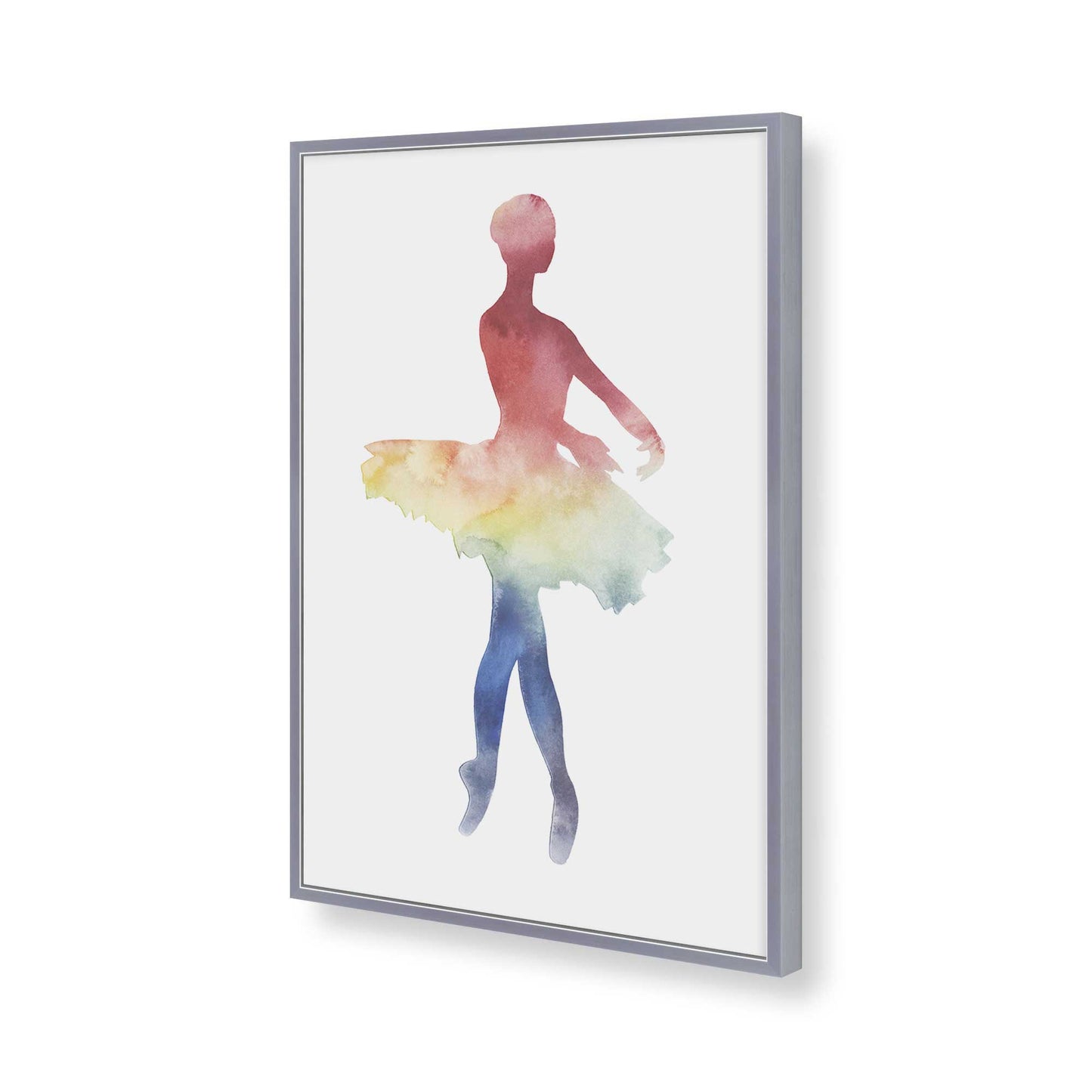 [Color:Polished Chrome], Picture of art in a Polished Chrome frame of the corner