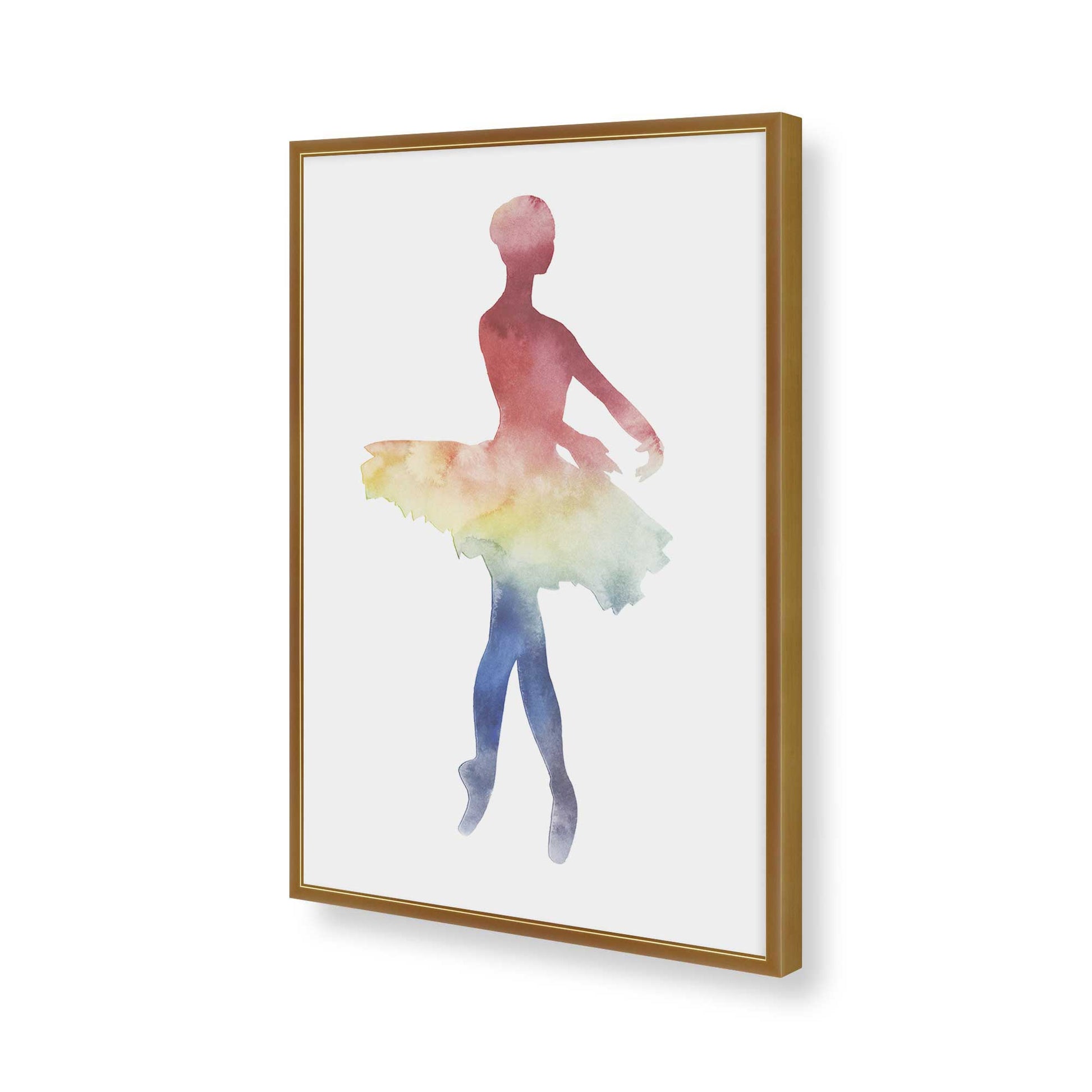 [Color:Polished Gold], Picture of art in a Polished Gold frame of the corner