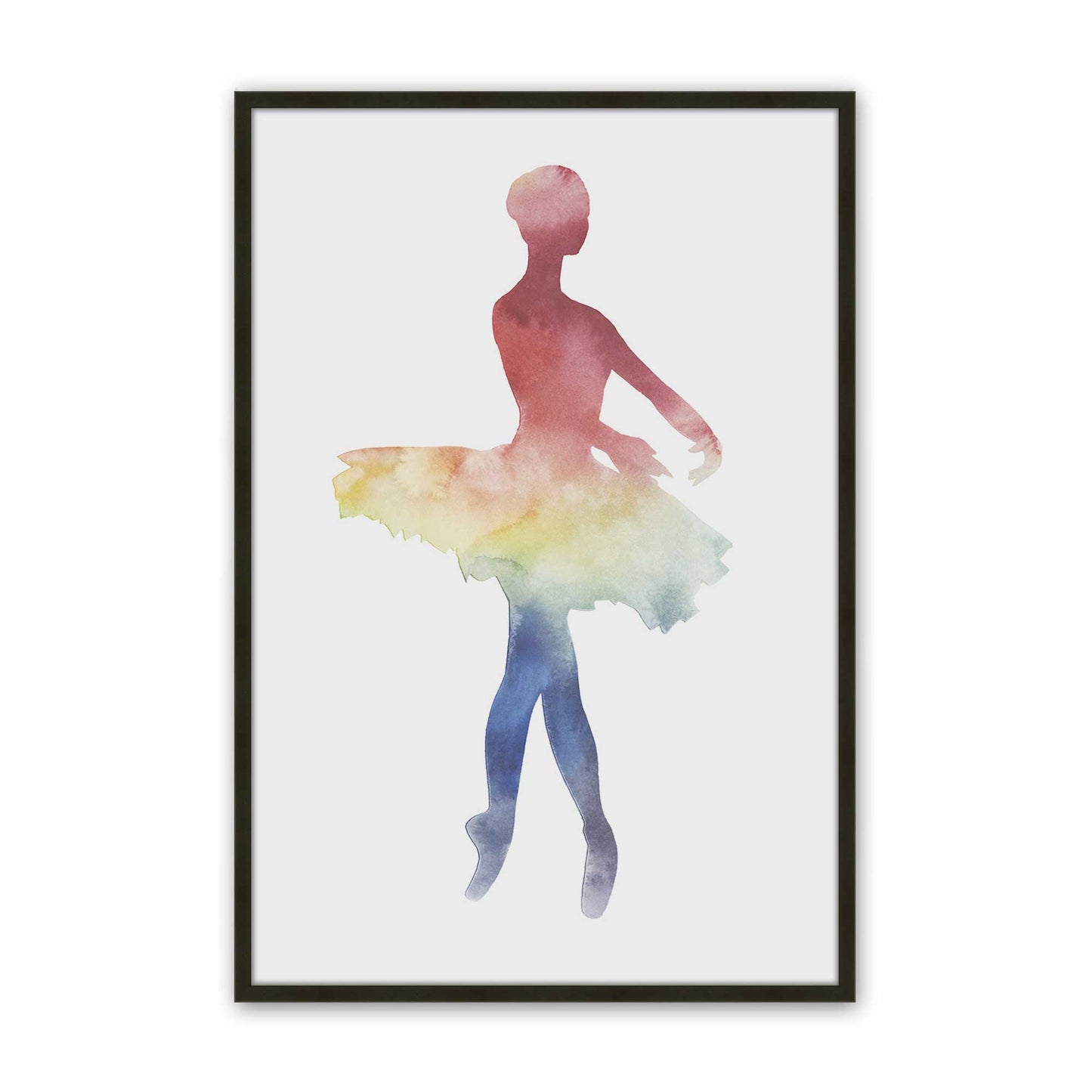 [Color:Satin Black], Picture of art in a Satin Black frame