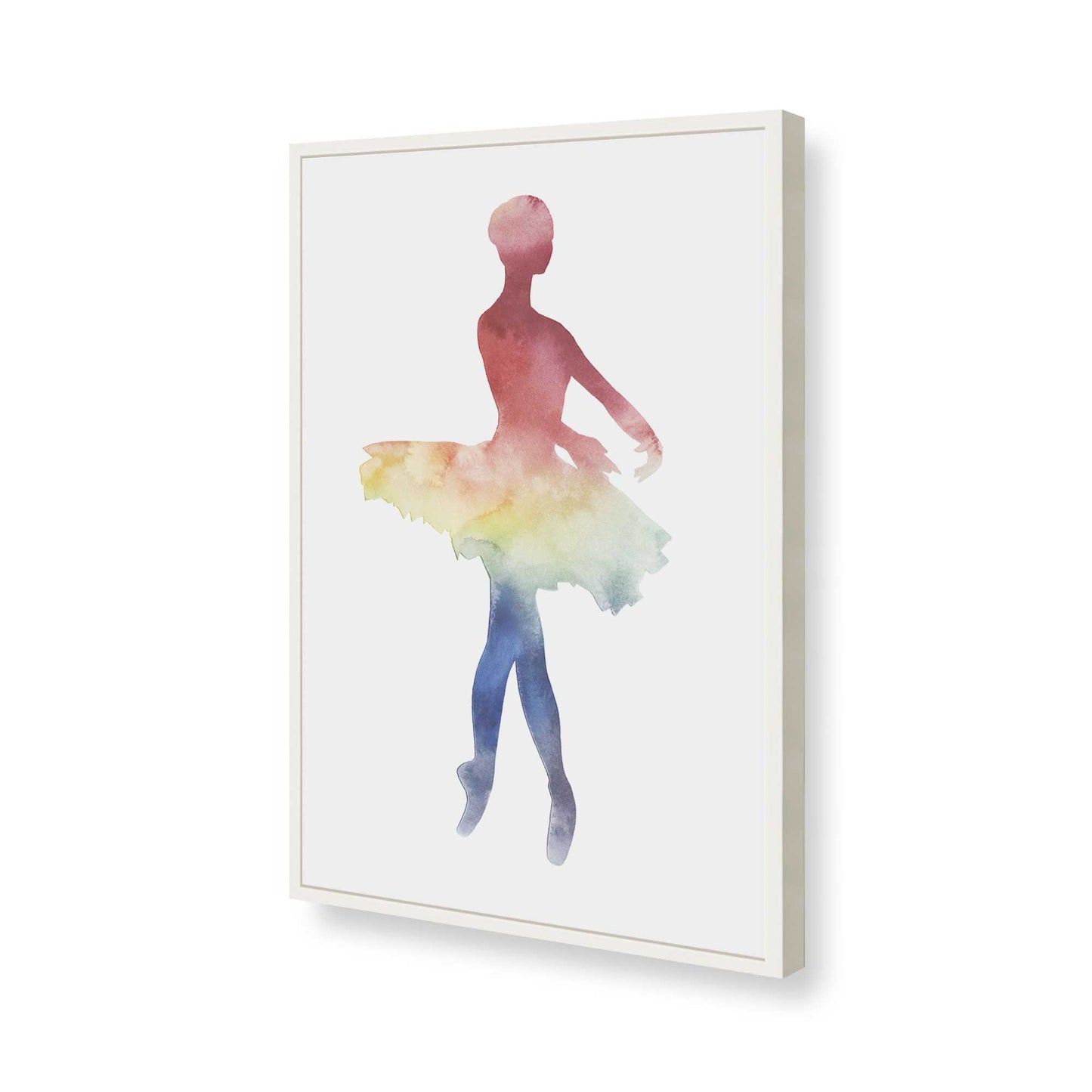 [Color:Opaque White], Picture of art in a Opaque White frame of the corner