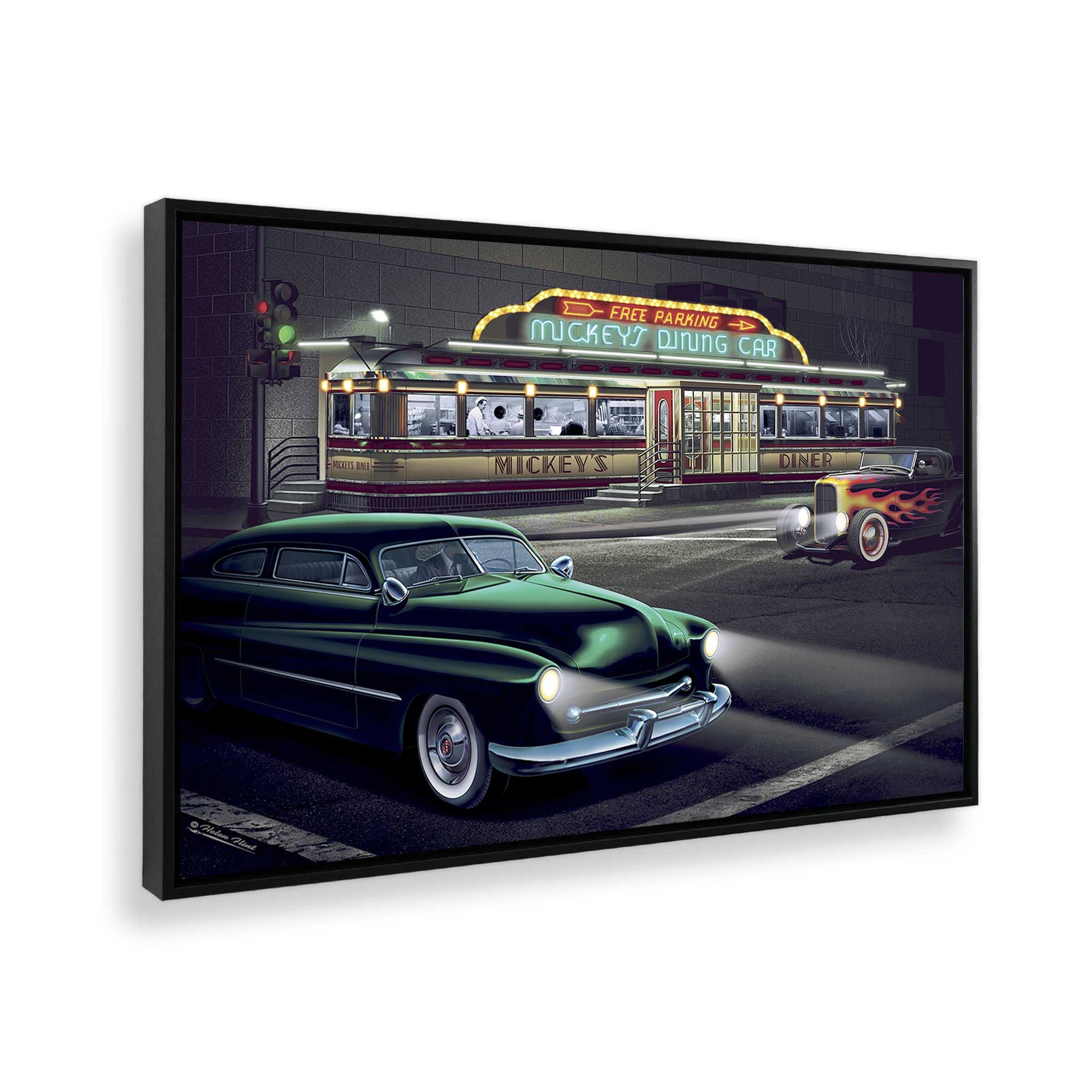 [Color:Satin Black], Picture of the corner of the art