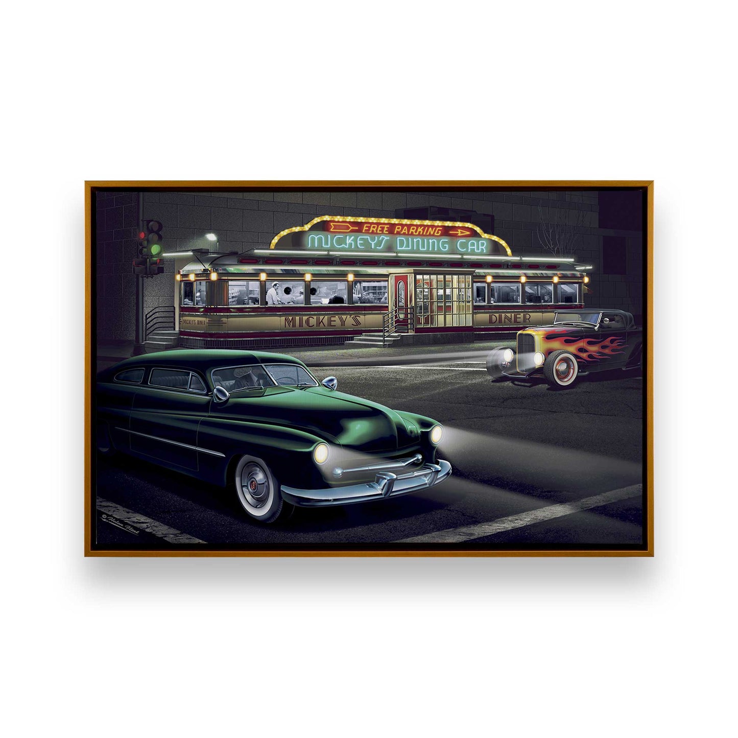 [Color:Polished Gold], Picture of art in a Polished Gold frame