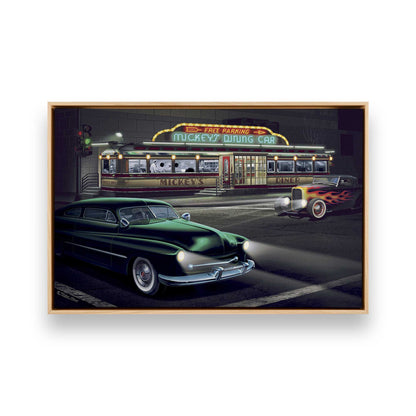 [Color:American Maple], Picture of art in a American Maple frame