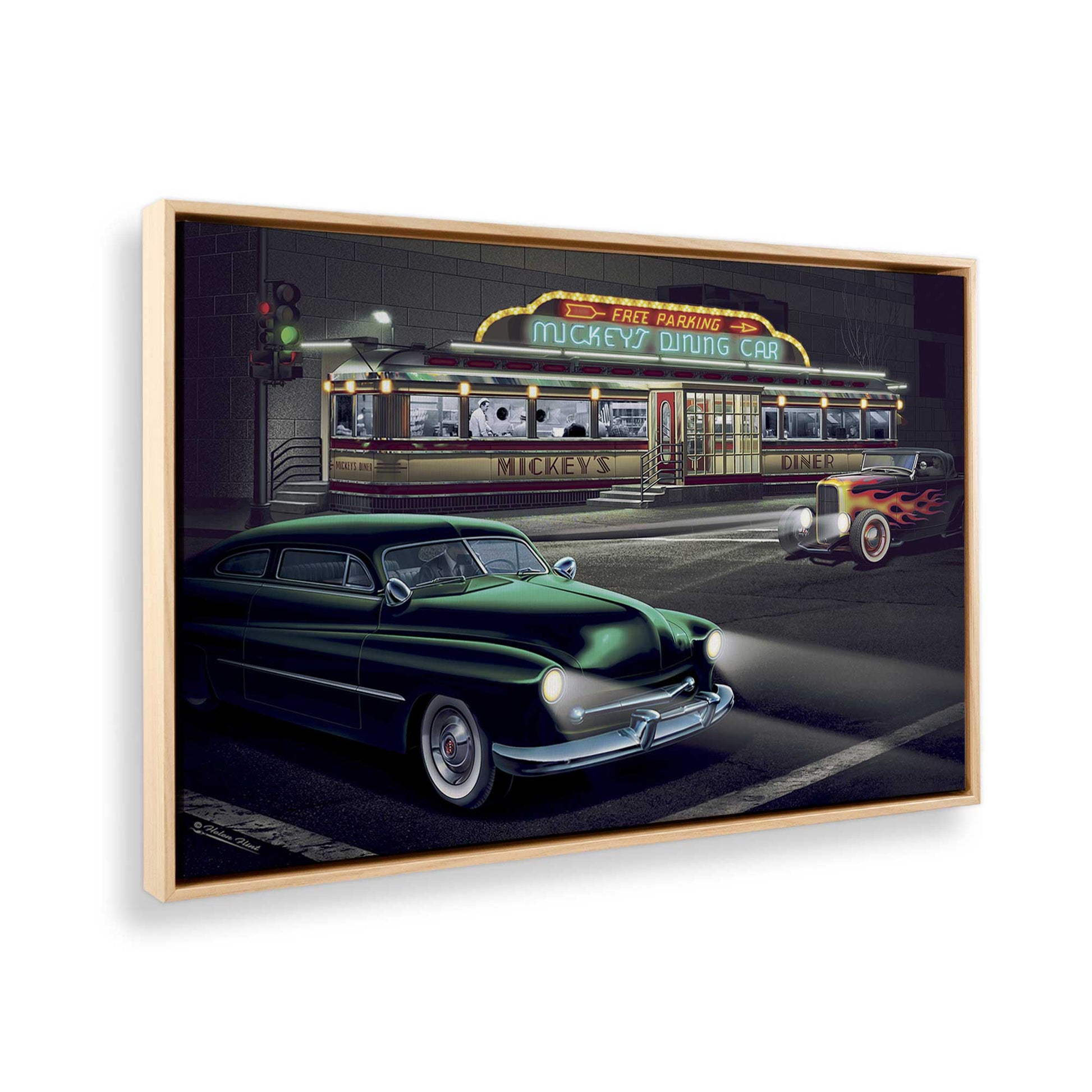[Color:American Maple], Picture of the corner of the art
