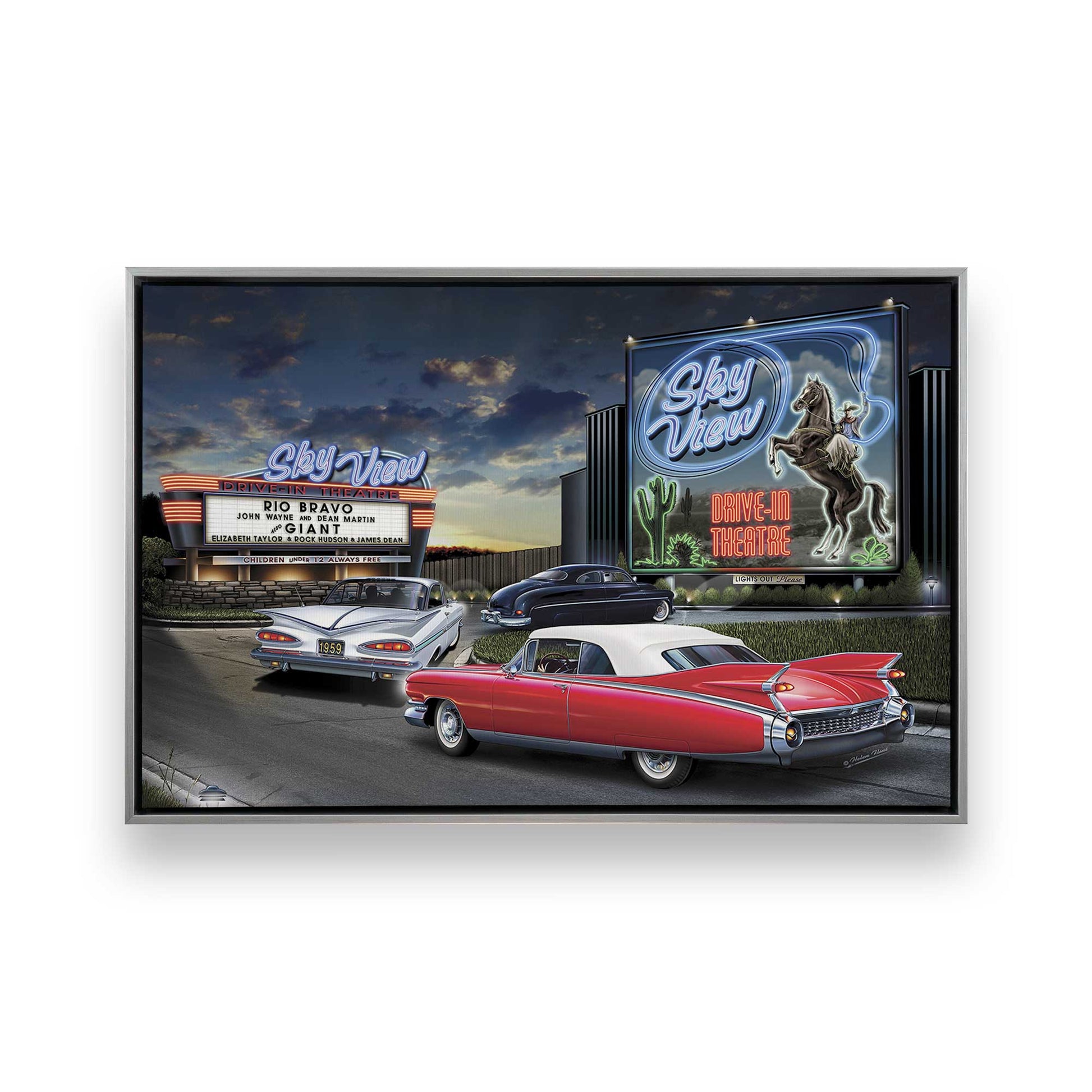 [Color:Polished Chrome], Picture of art in a Polished Chrome frame