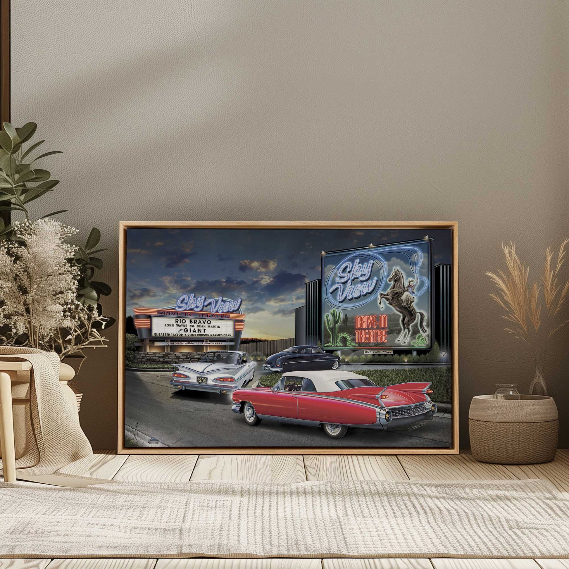 Picture of art in a room