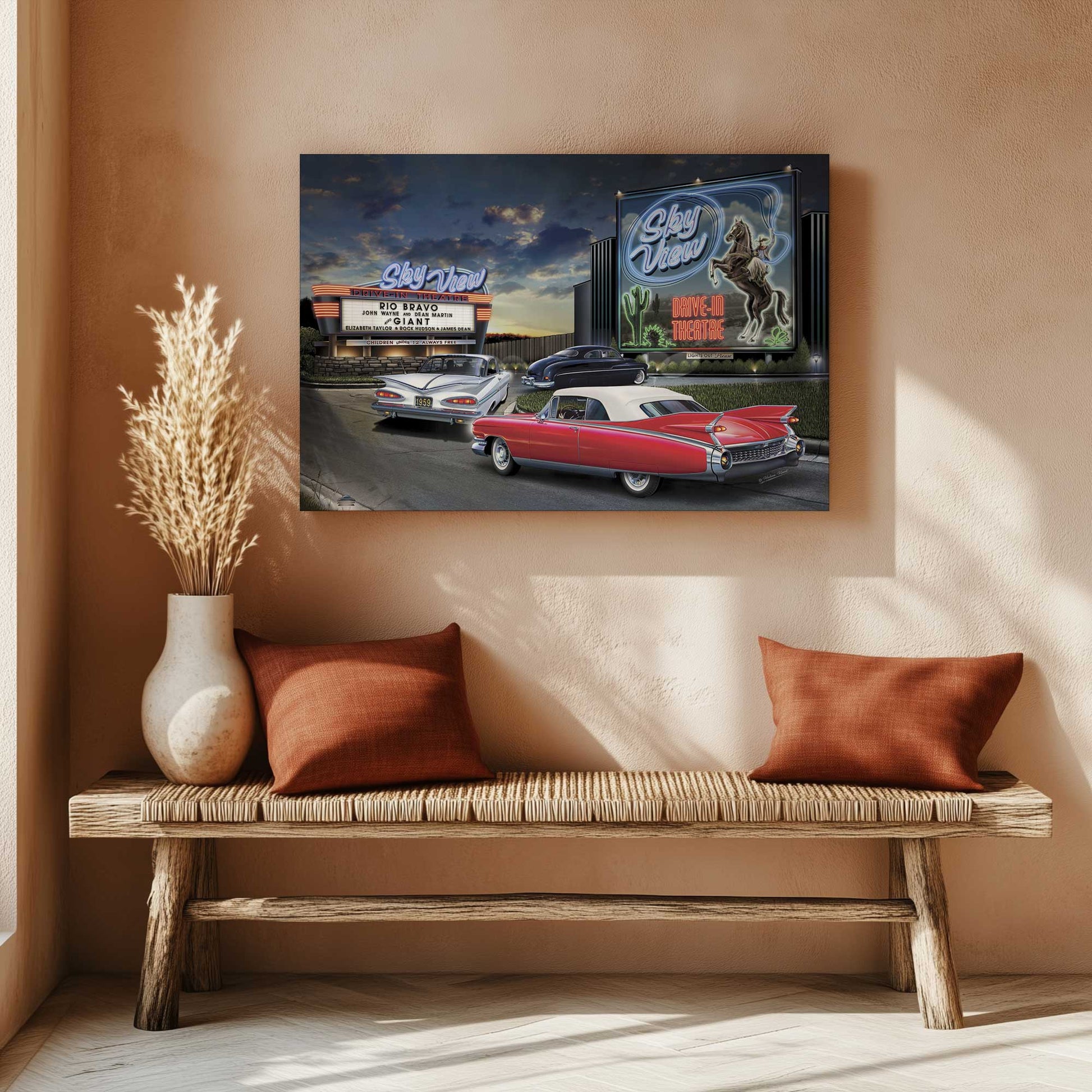 Picture of art in a room