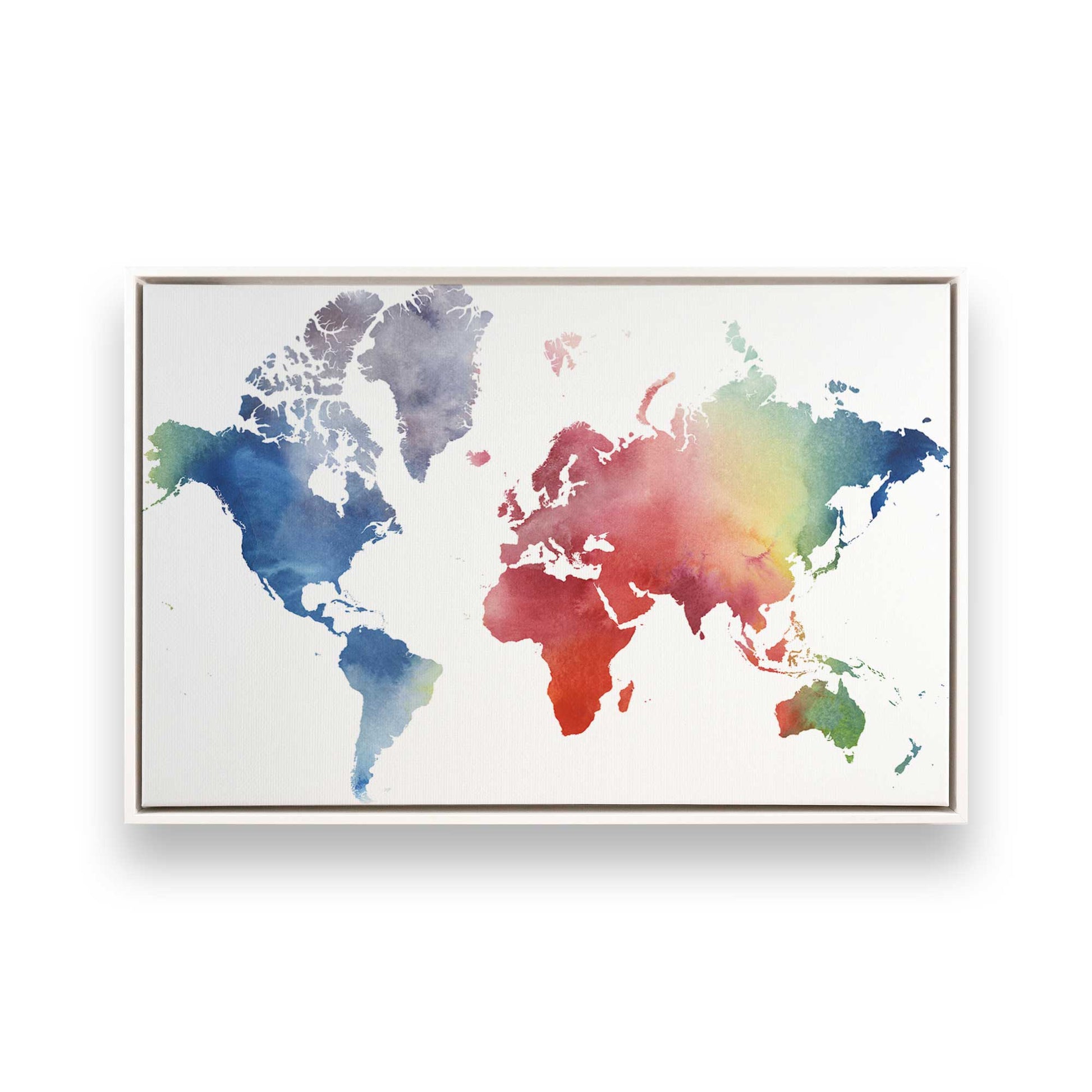 [Color:Opaque White], Picture of art in a White frame