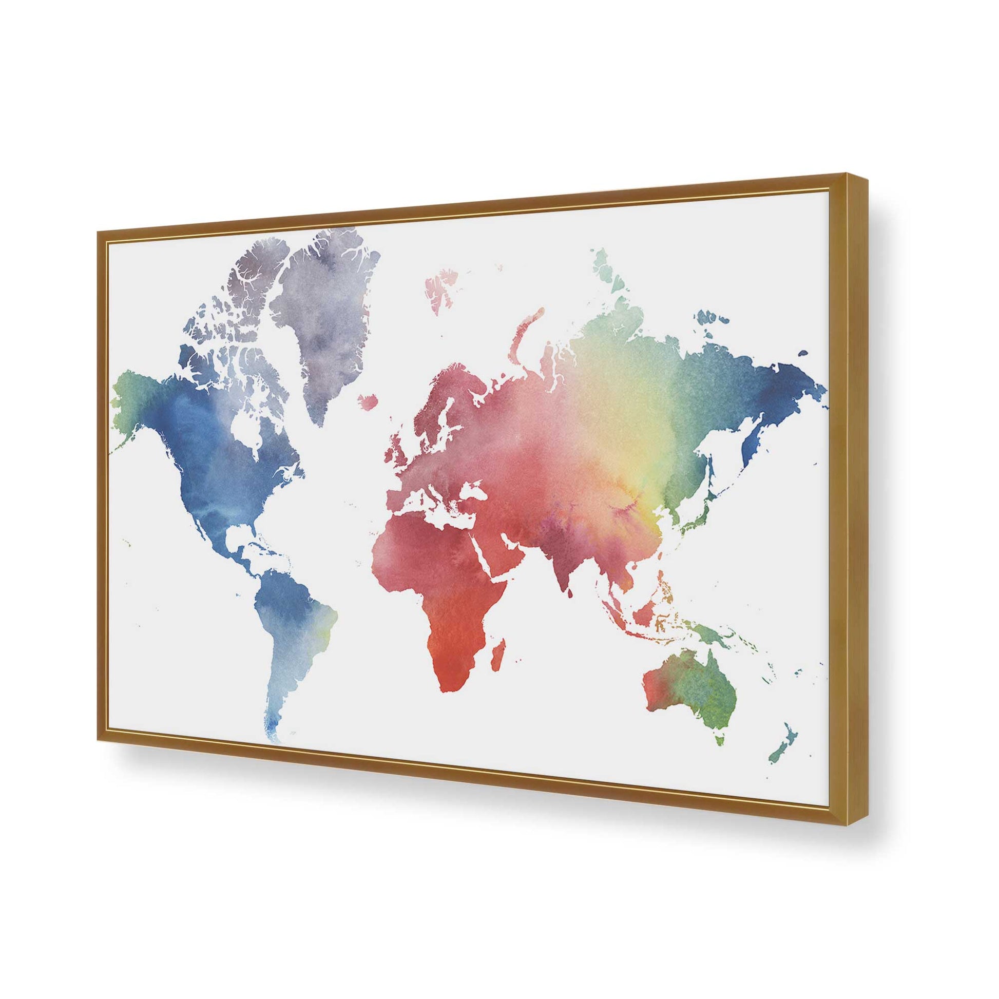 [Color:Polished Gold], Picture of art in a Polished Gold frame of the corner