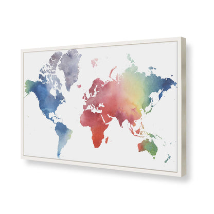 [Color:Opaque White], Picture of art in a Opaque White frame of the corner