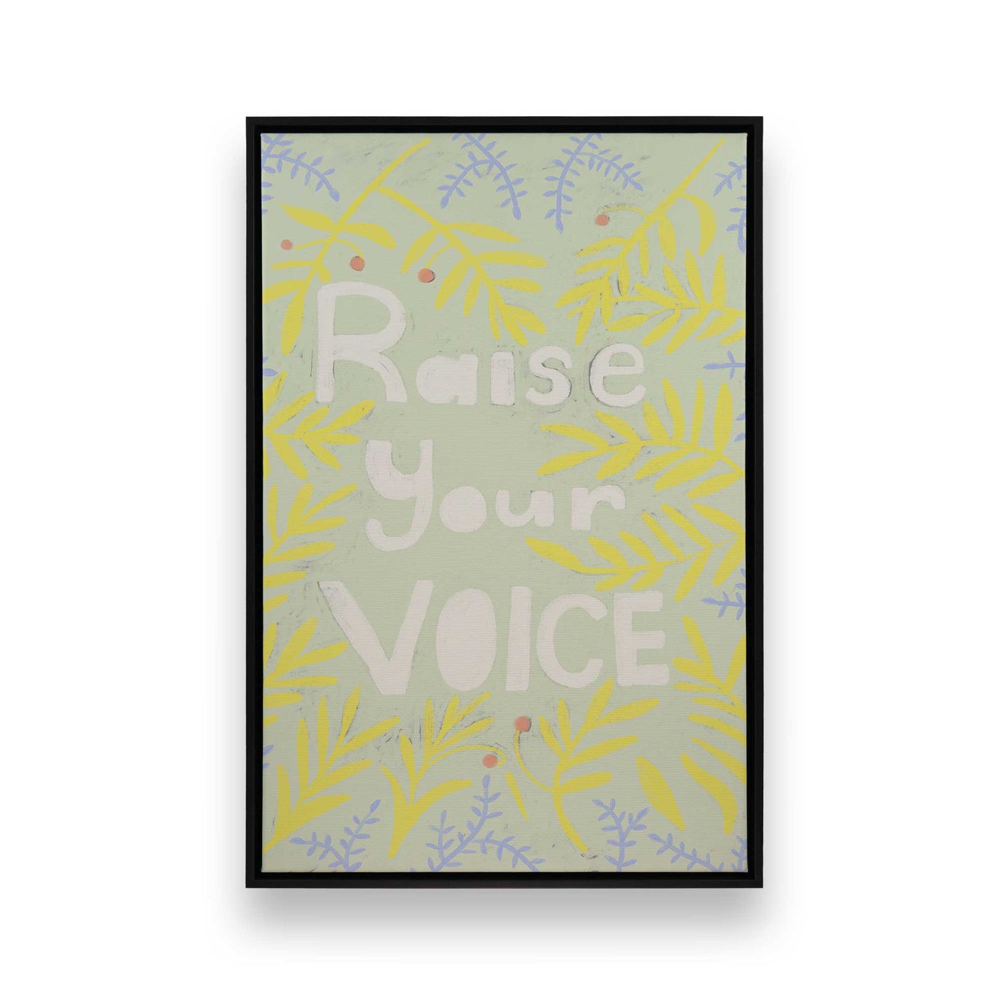 [Color:Satin Black], Picture of art in a Satin Black frame