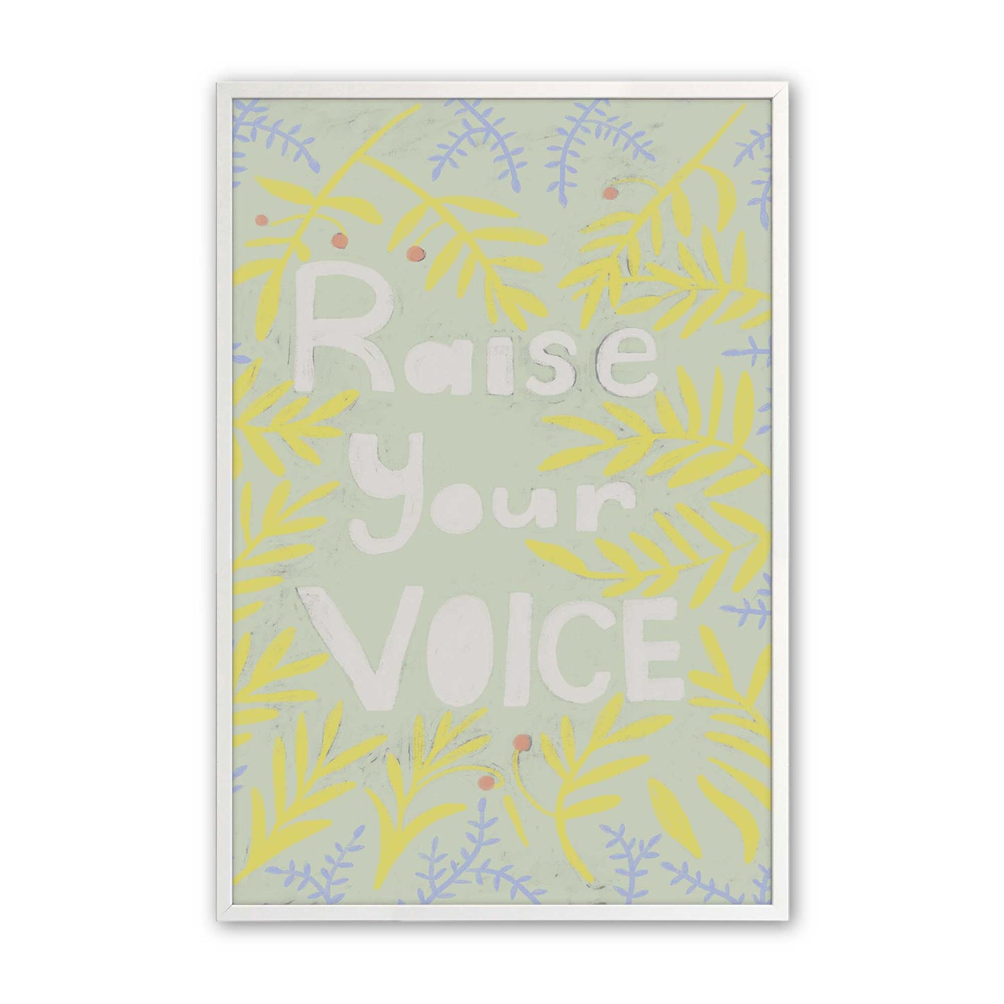 [Color:Opaque White], Picture of art in a Opaque White frame