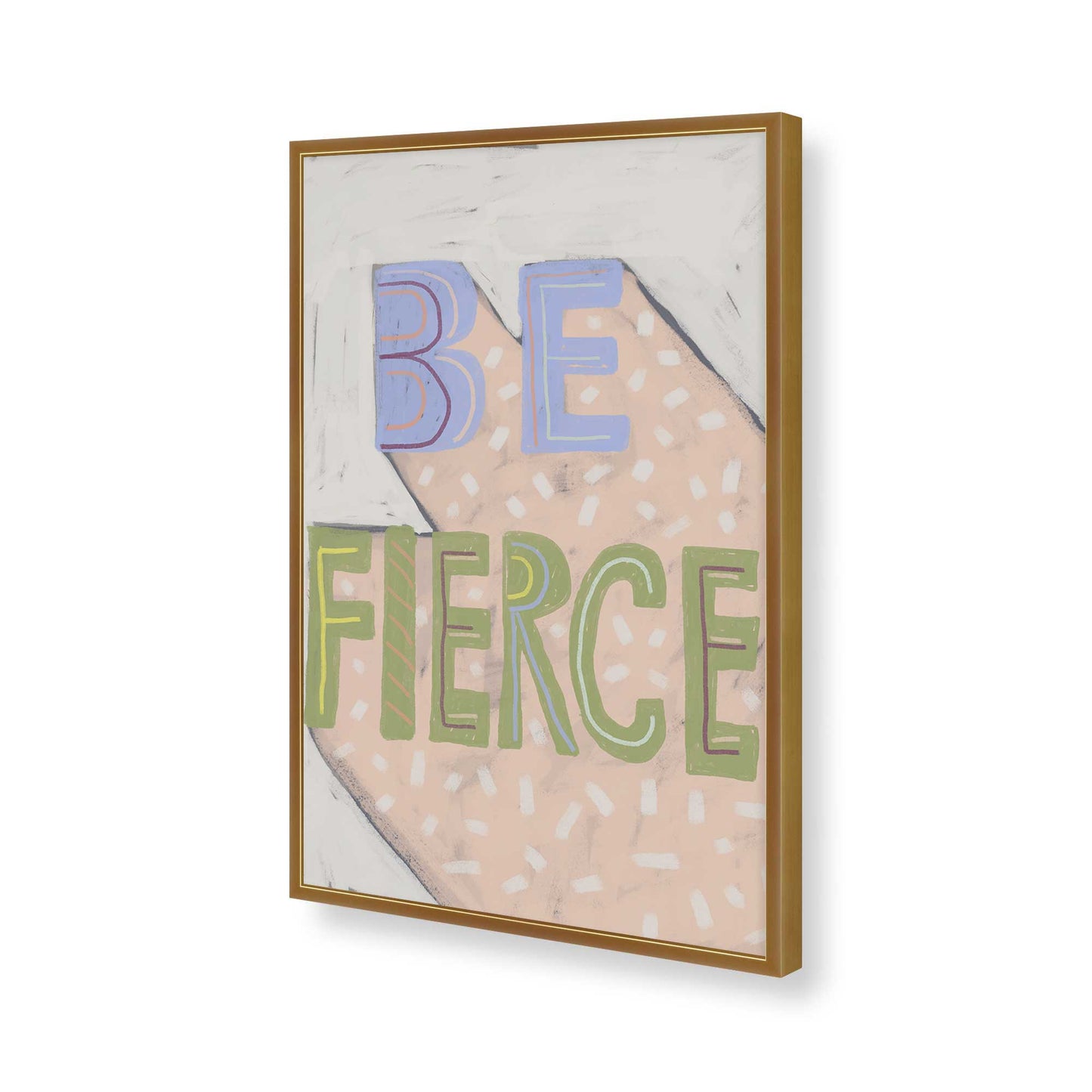 [Color:Polished Gold], Picture of art in a Polished Gold frame of the corner