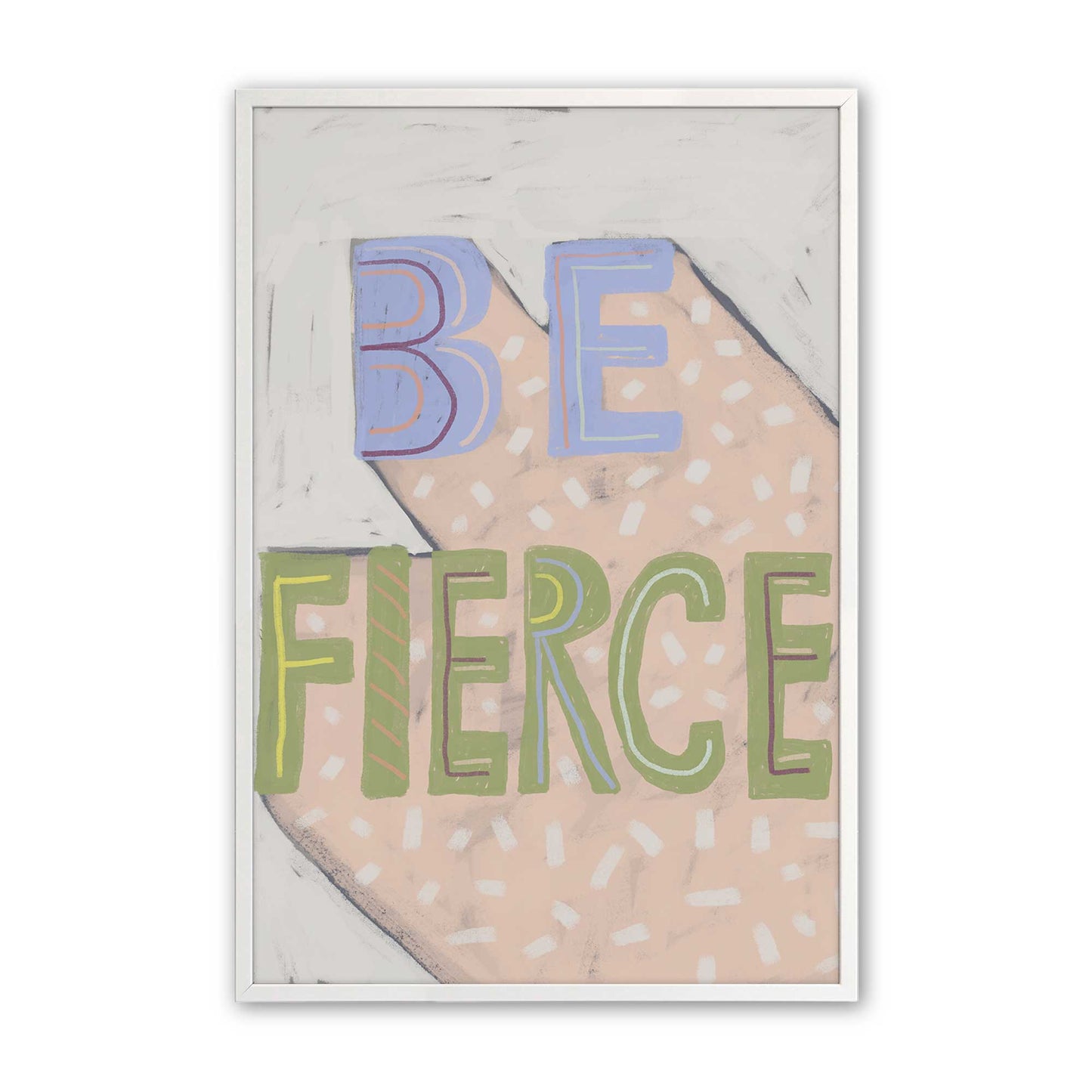 [Color:Opaque White], Picture of art in a Opaque White frame