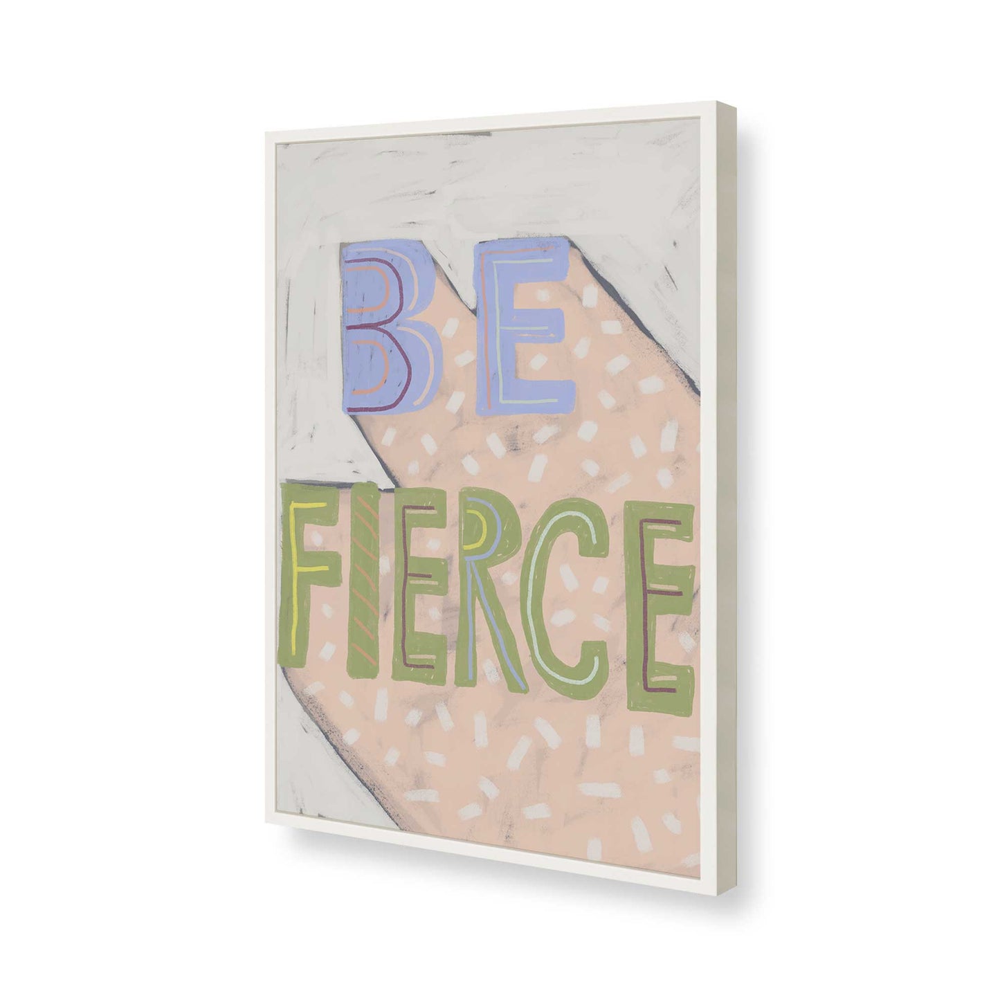 [Color:Opaque White], Picture of art in a Opaque White frame of the corner