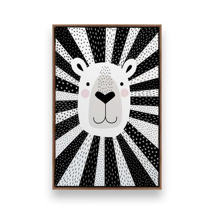 [Color:Walnut], Picture of art in a Walnut frame