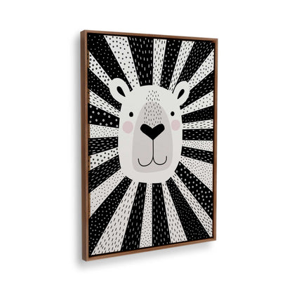 [Color:Walnut], Picture of the corner of the art