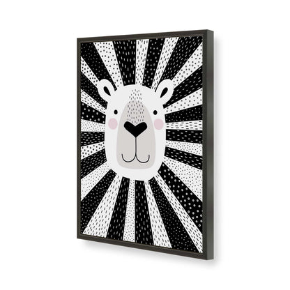 [Color:Satin Black], Picture of art in a Satin Black frame of the corner