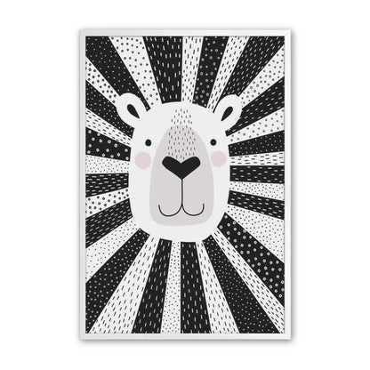 [Color:Opaque White], Picture of art in a Opaque White frame