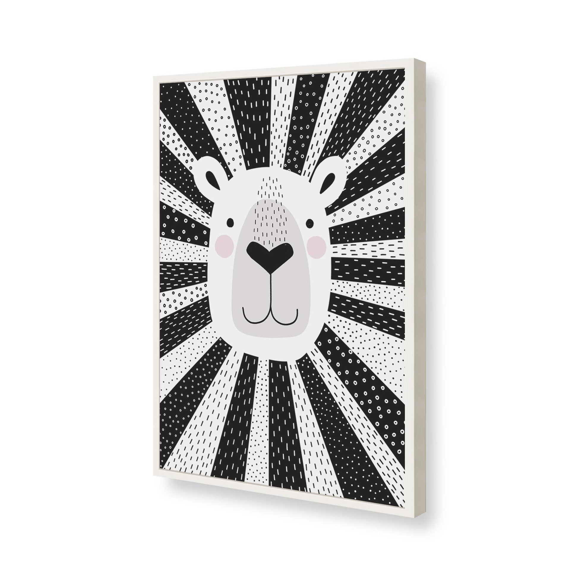 [Color:Opaque White], Picture of art in a Opaque White frame of the corner