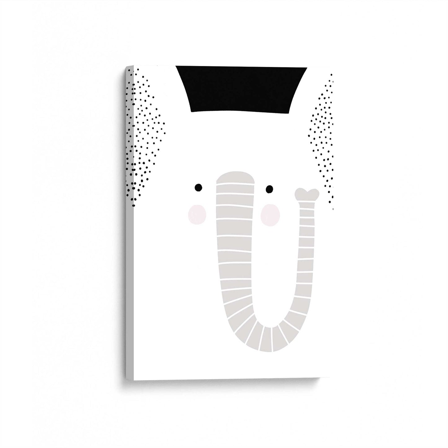 [Color:Stretched Canvas], Picture of art at an angle