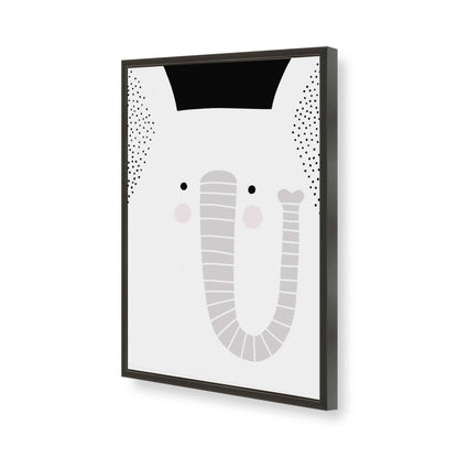 [Color:Satin Black], Picture of art in a Satin Black frame of the corner