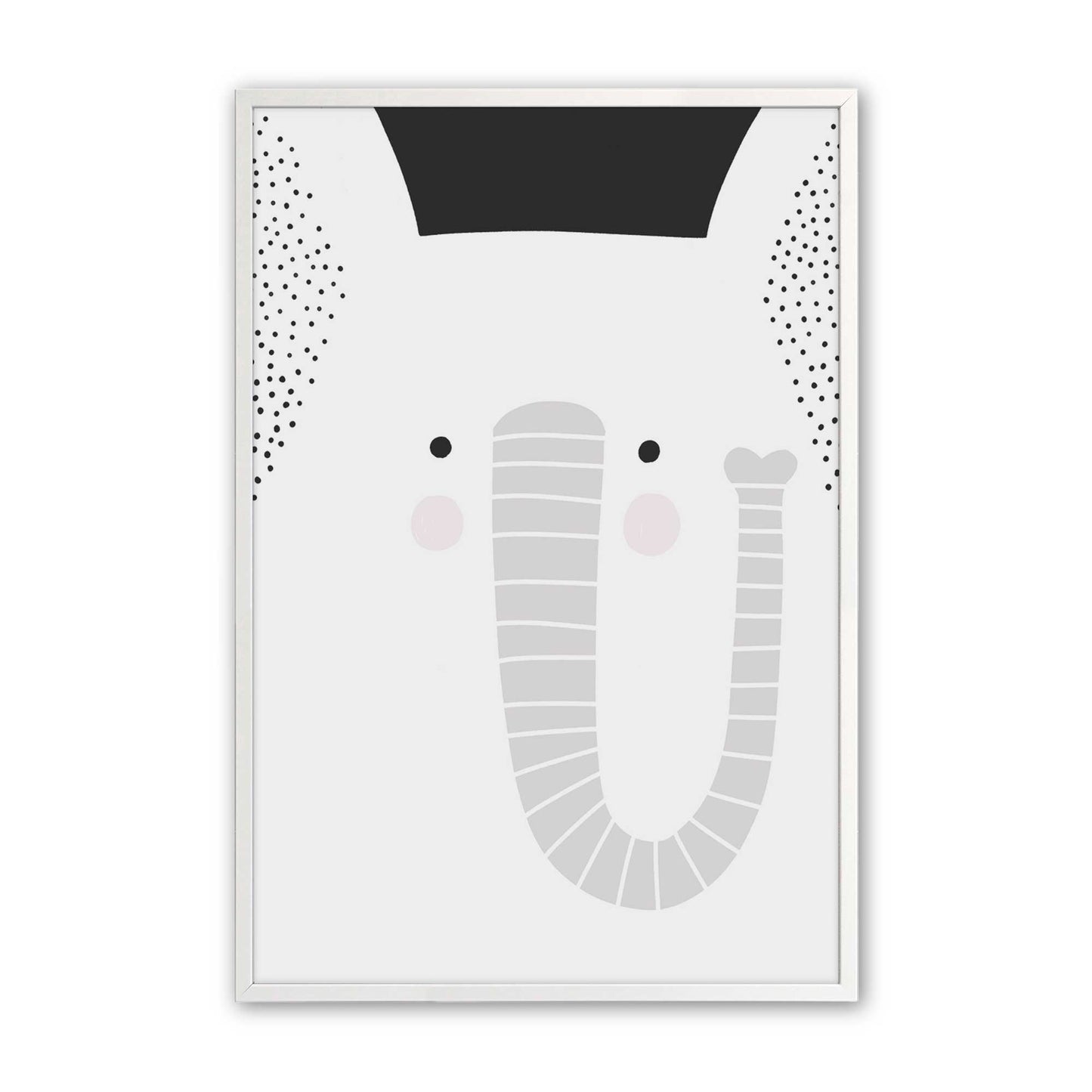 [Color:Opaque White], Picture of art in a Opaque White frame