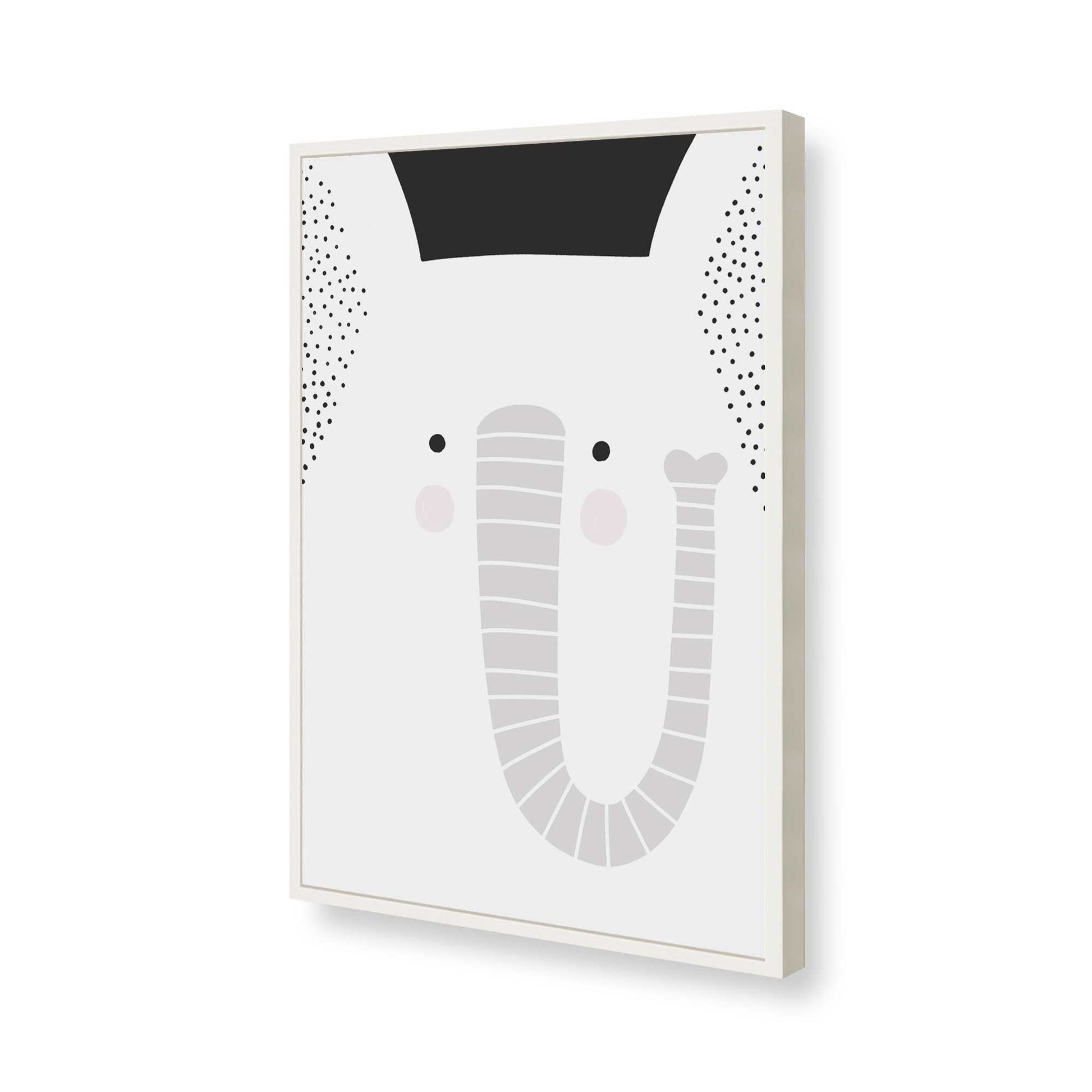 [Color:Opaque White], Picture of art in a Opaque White frame of the corner