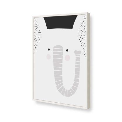 [Color:Opaque White], Picture of art in a Opaque White frame of the corner