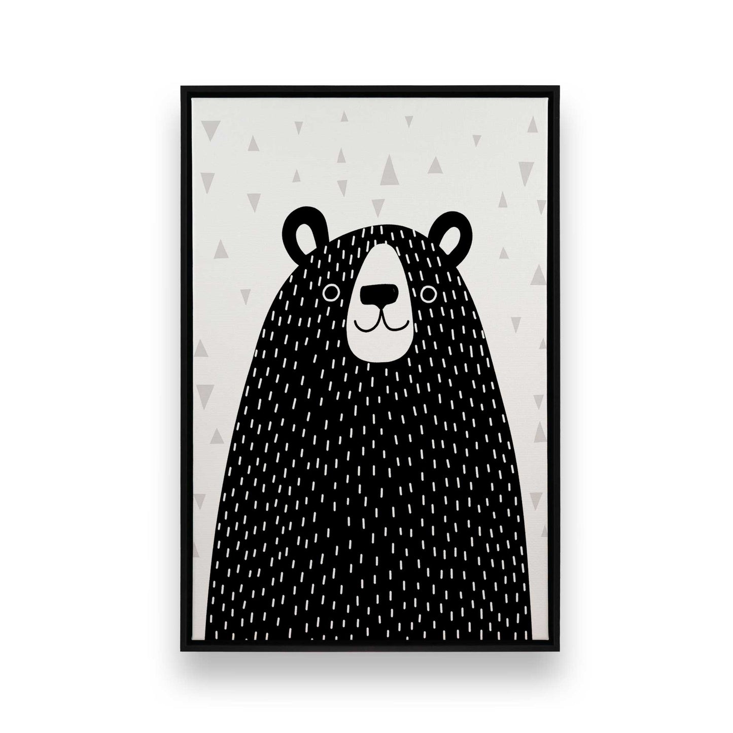 [Color:Satin Black], Picture of art in a Satin Black frame