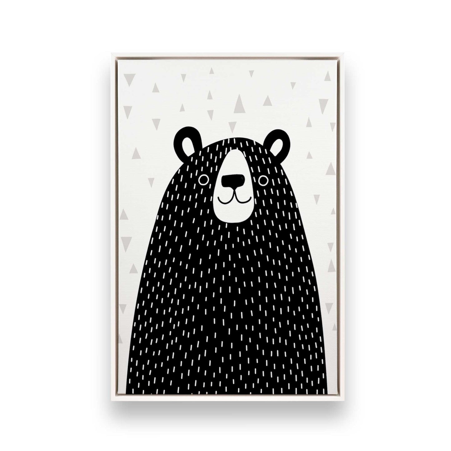 [Color:Opaque White], Picture of art in a White frame