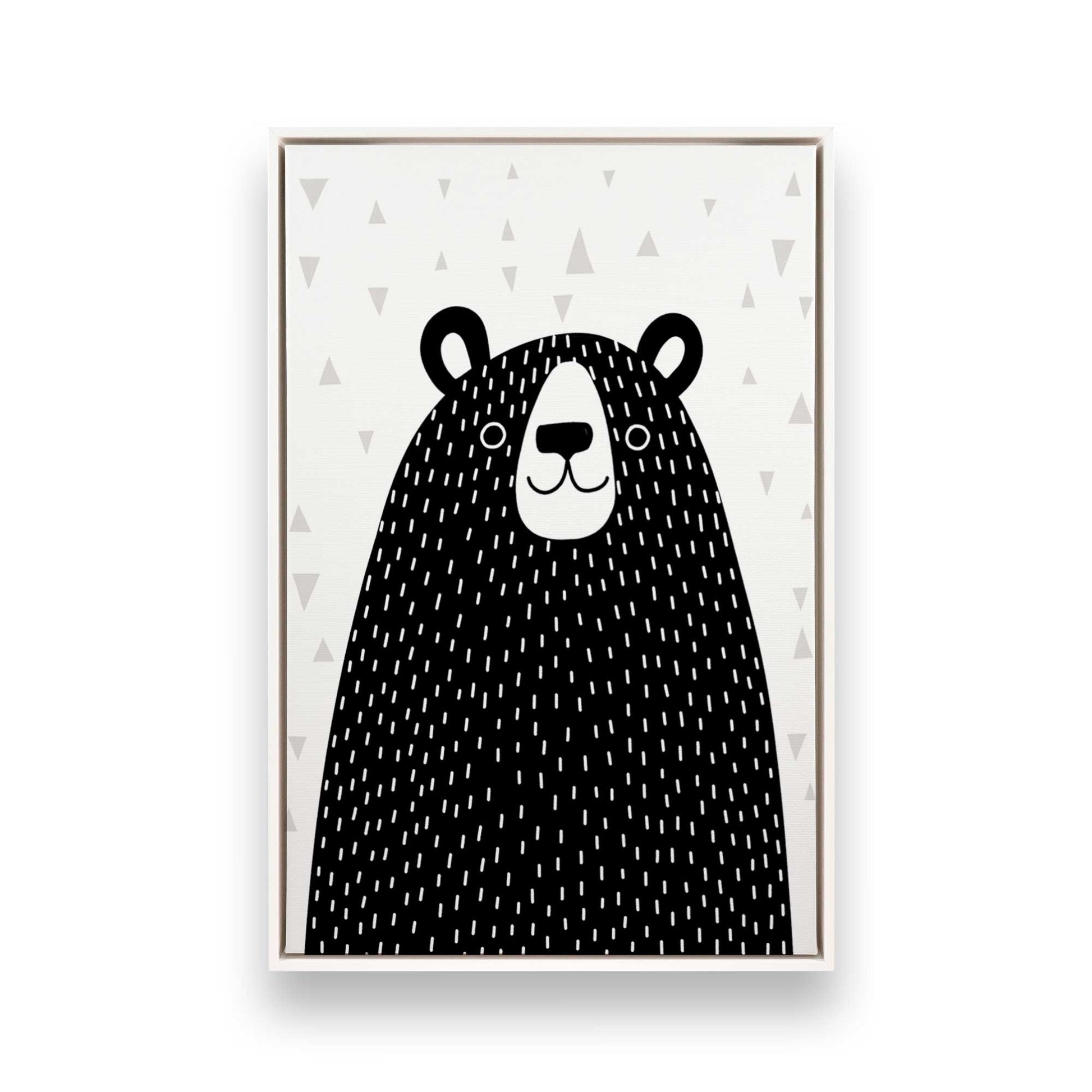 [Color:Opaque White], Picture of art in a White frame