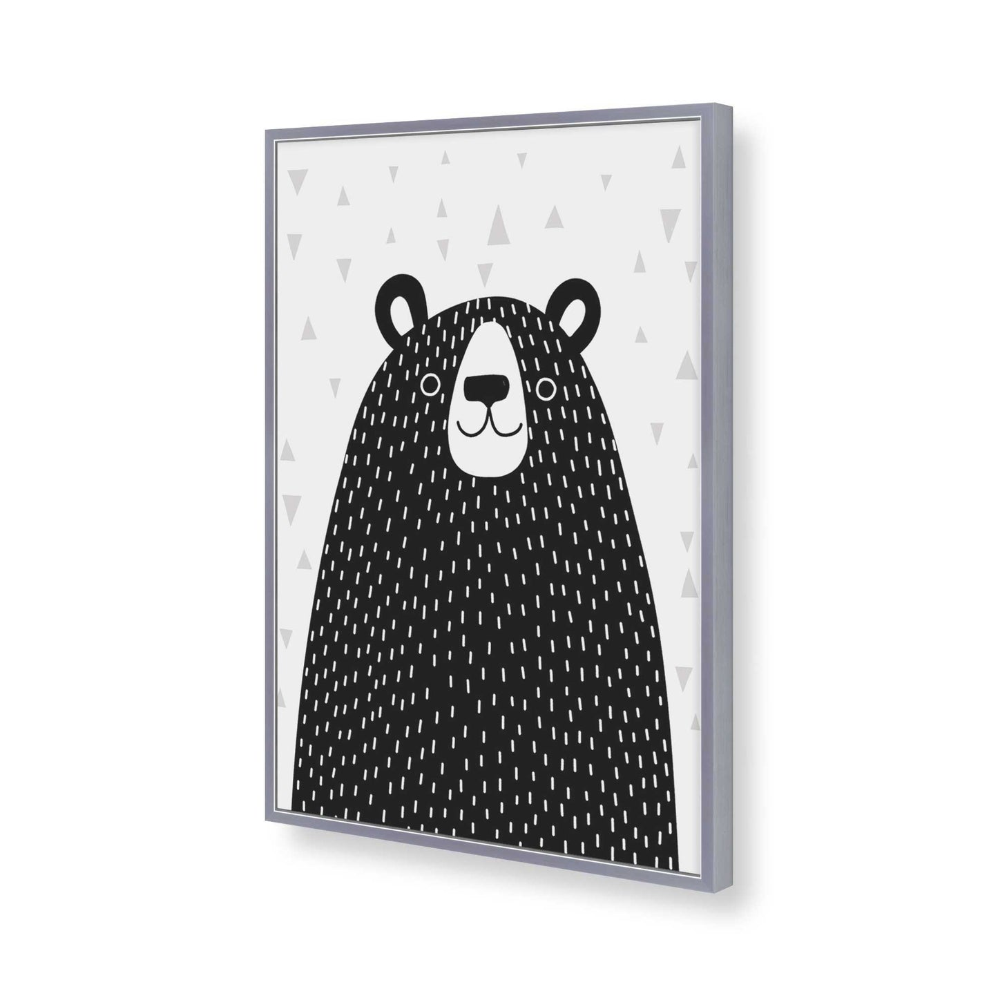 [Color:Polished Chrome], Picture of art in a Polished Chrome frame of the corner