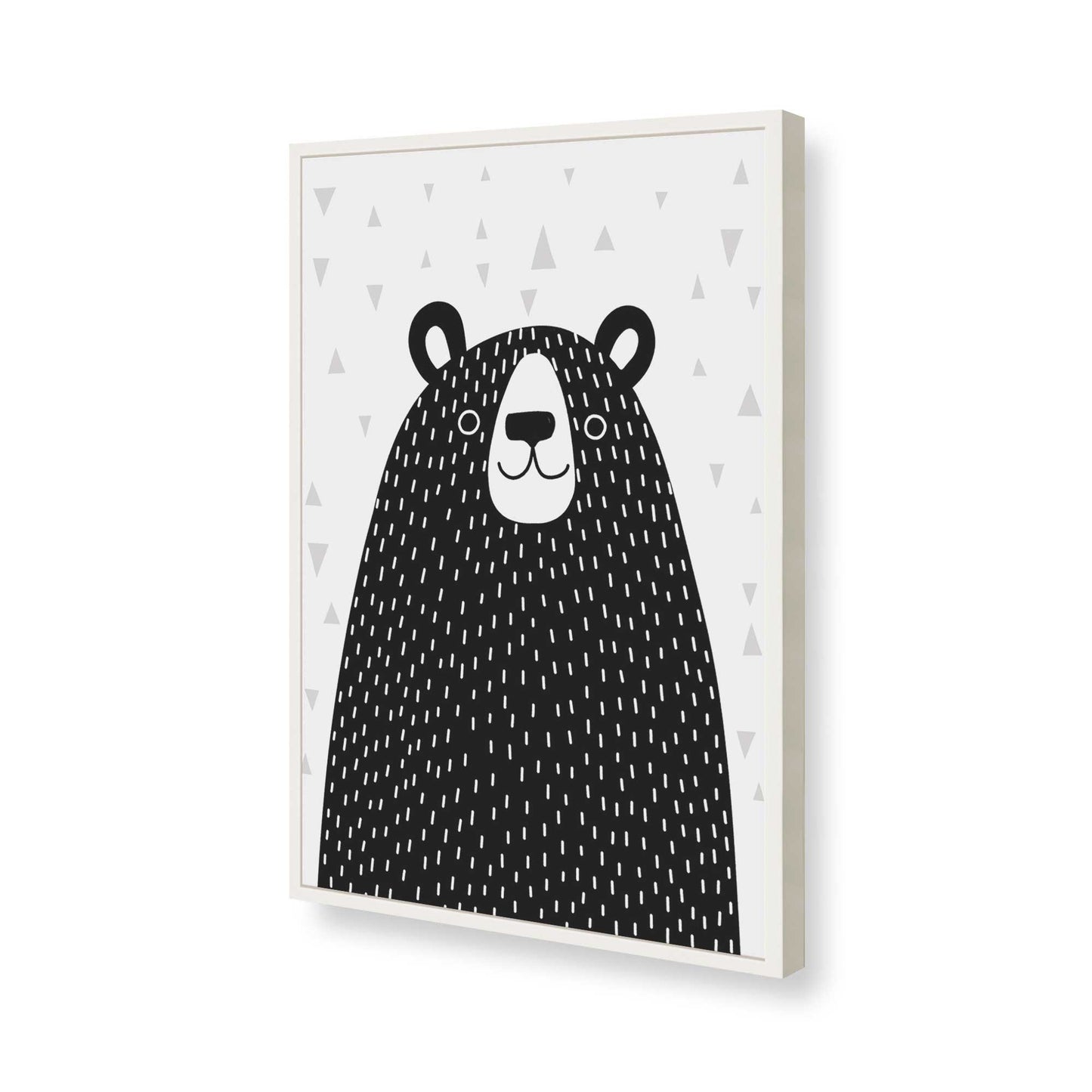 [Color:Opaque White], Picture of art in a Opaque White frame of the corner